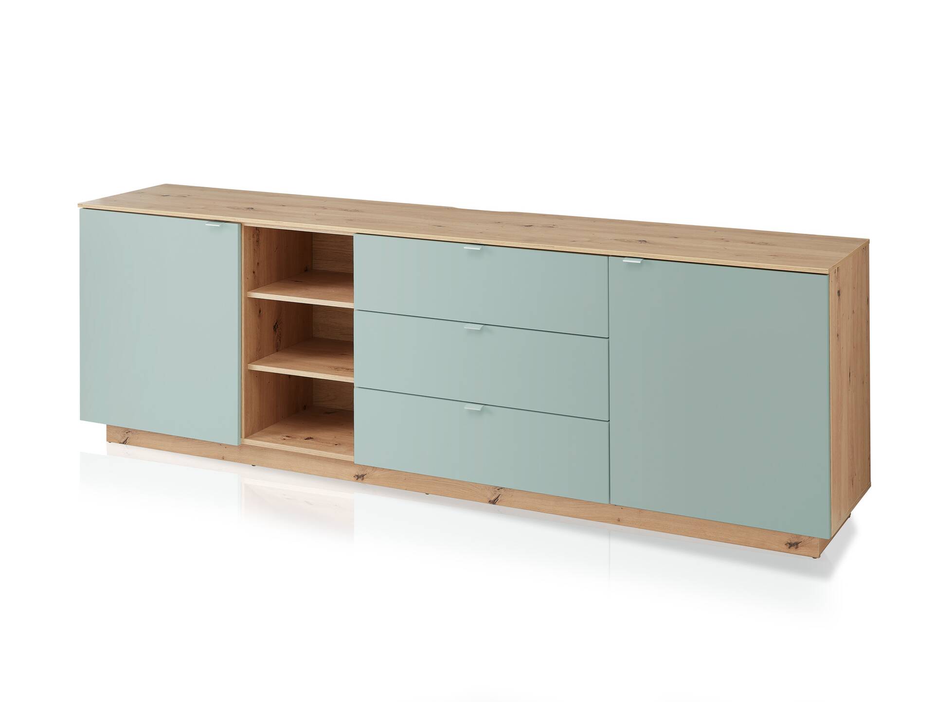 CASSINO TV-Sideboard II, Material Dekorspanplatte, Artisan Eiche Nachbildung 