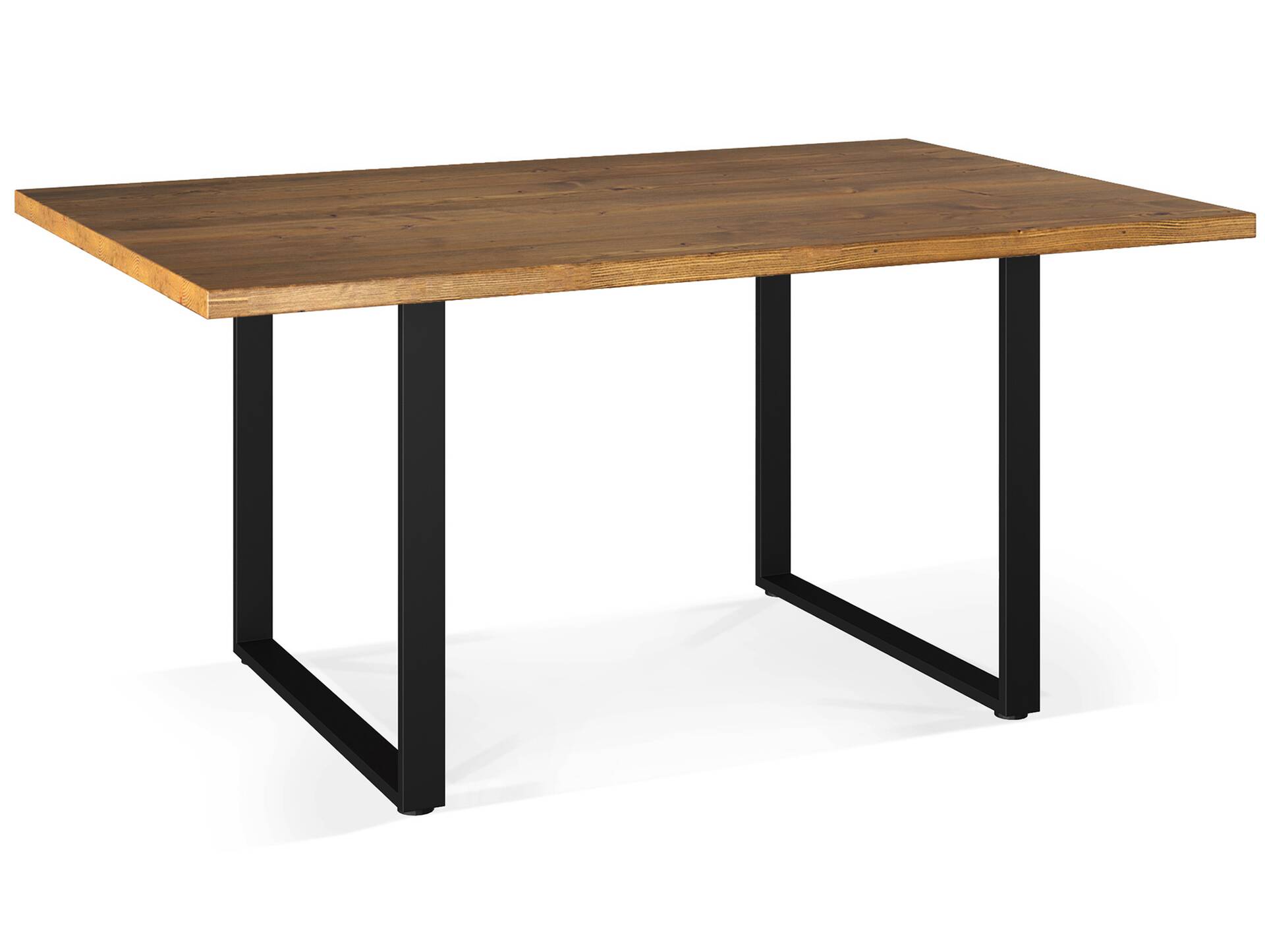 CURBY Massivholztisch, rustikale Altholzoptik, Fichte gebürstet 200 x 100 cm | vintage 