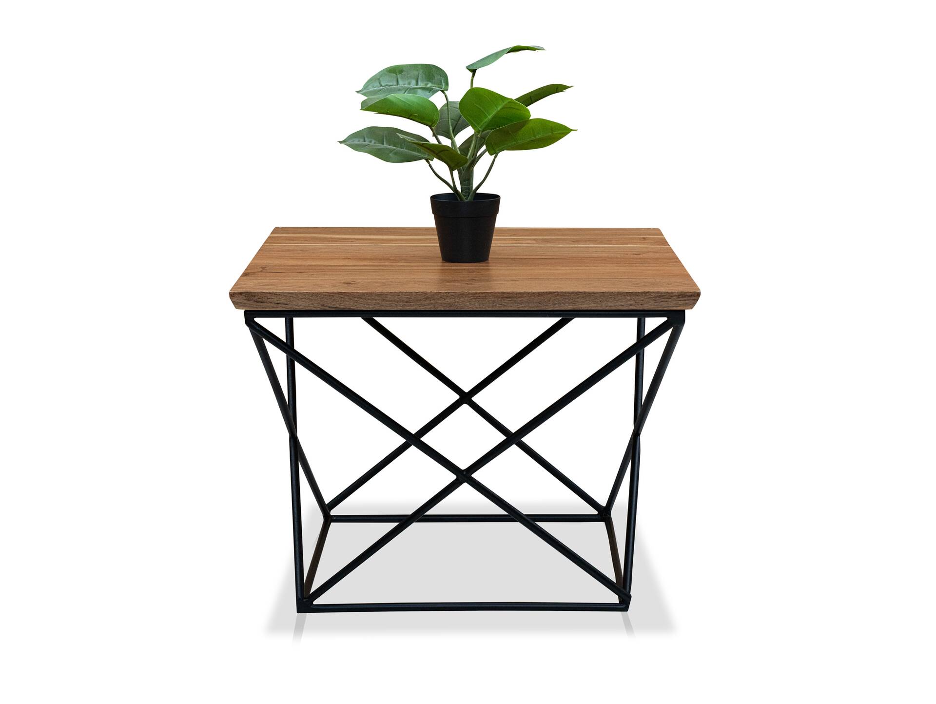 GRAZ Couchtisch, Material Massivholz/Metall, Iron Base/Akazie 