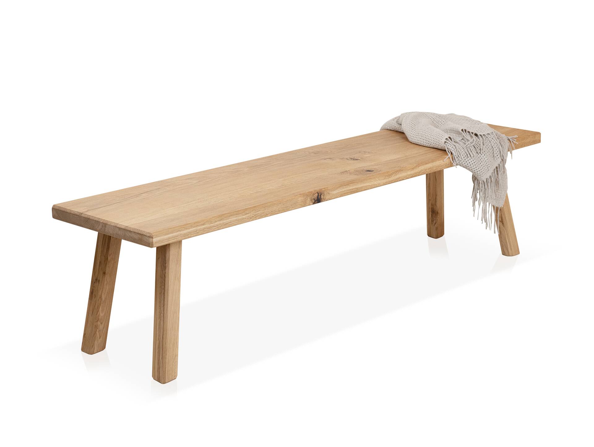 BERGSEE Sitzbank nach Maß, Material Massivholz 