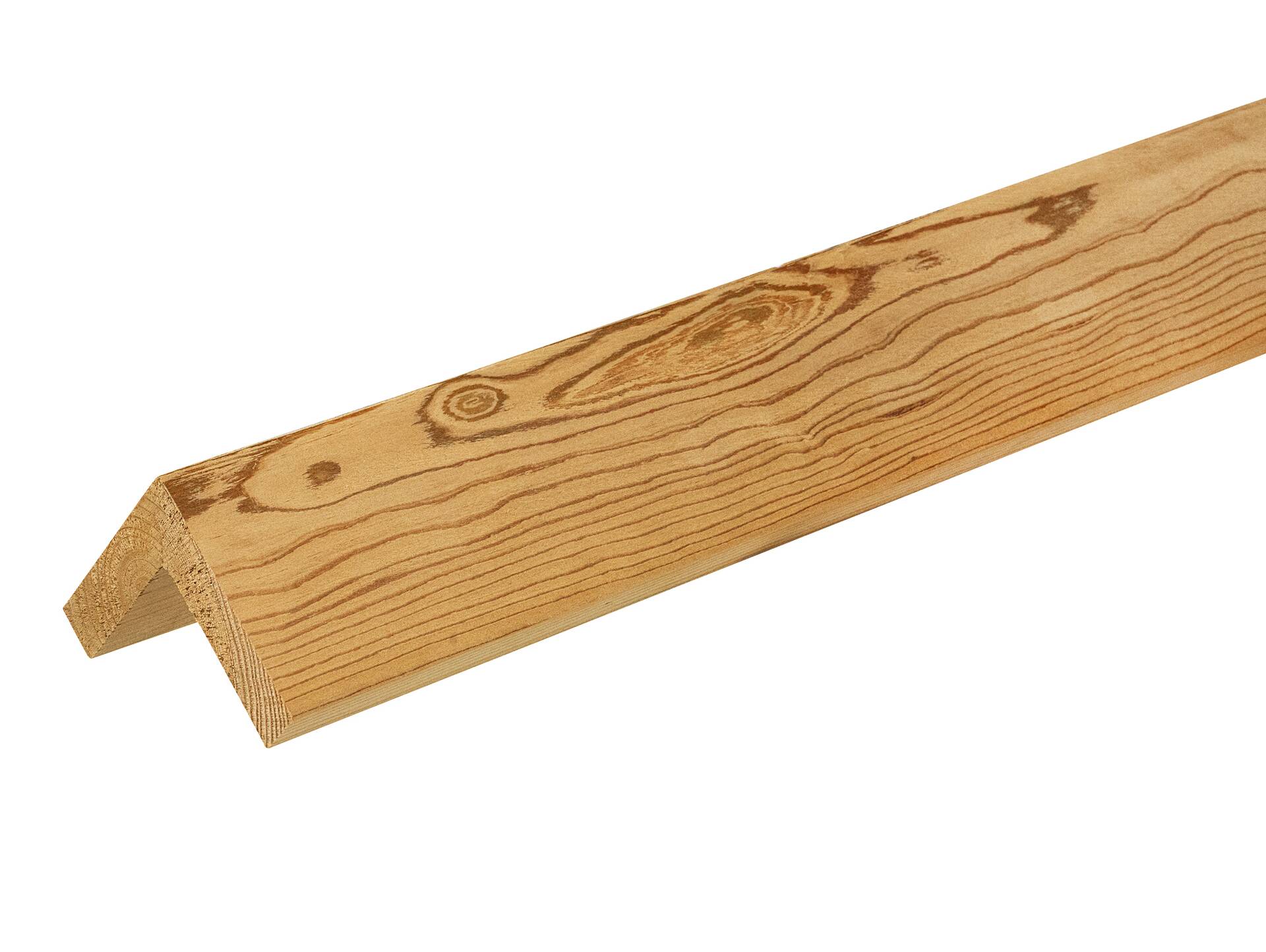 L-Abschlussleiste, THERMO-Fichte natur gehobelt 70 x 70 mm | 2 Meter