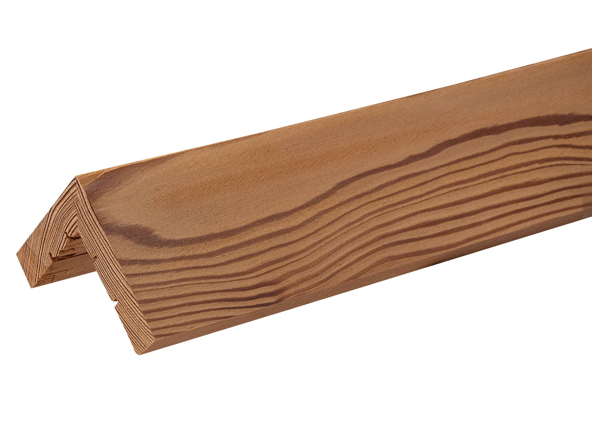 L-Abschlussleiste, THERMO-Lärche natur gebürstet 70 x 70 mm | 2 Meter