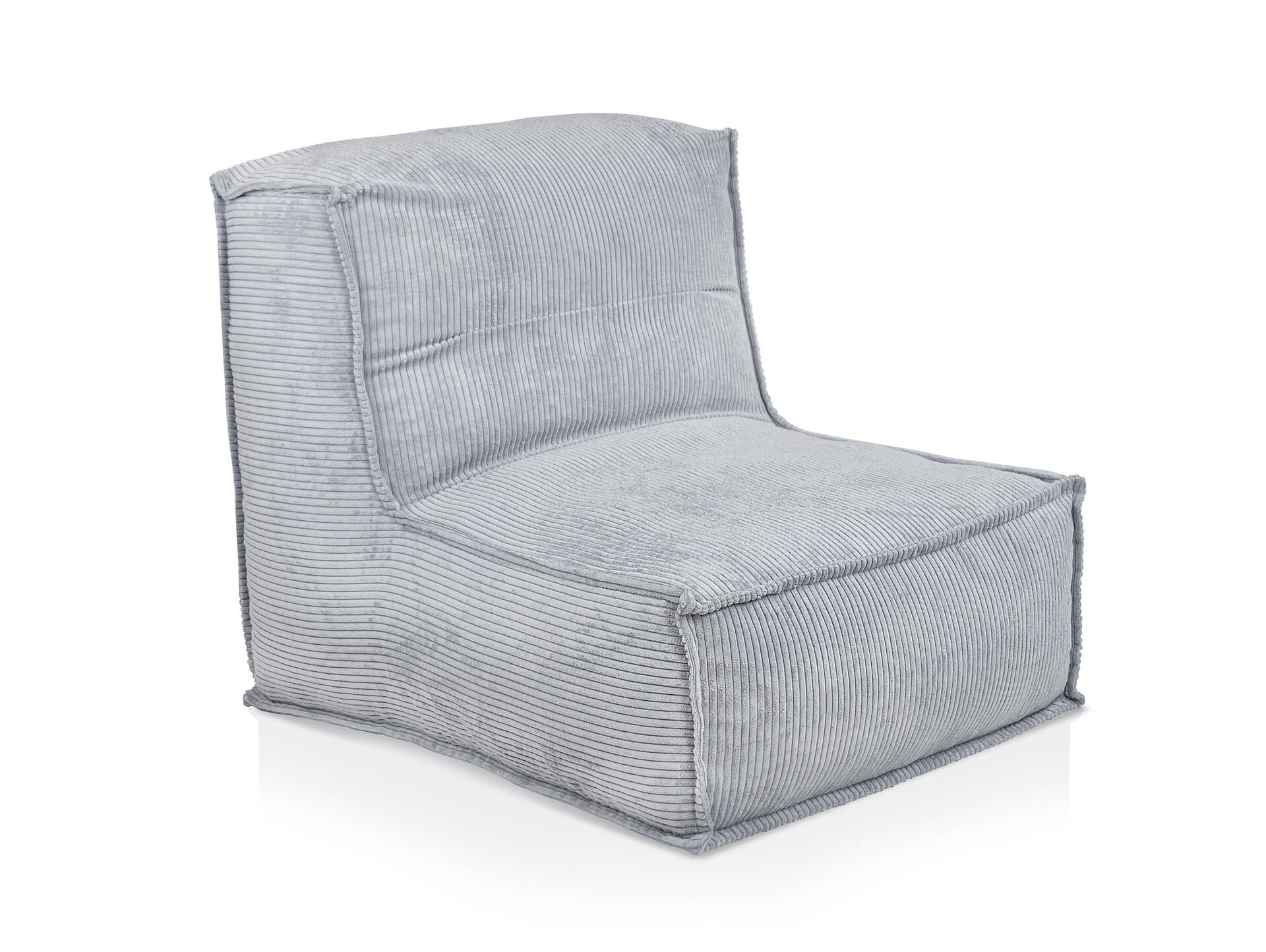 COZY Sitzsack, Material Cord Grau