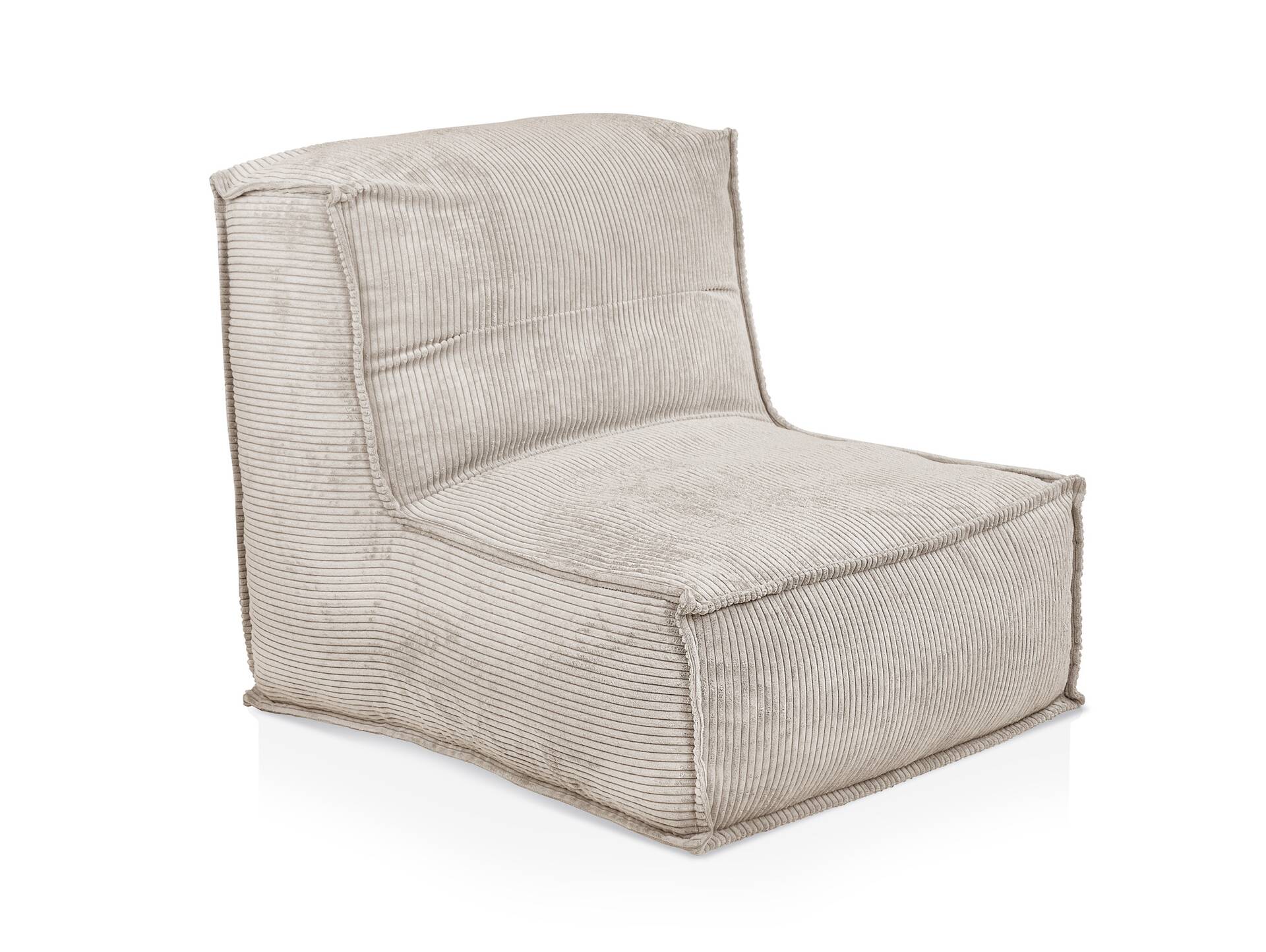 COZY Sitzsack, Material Cord Creme