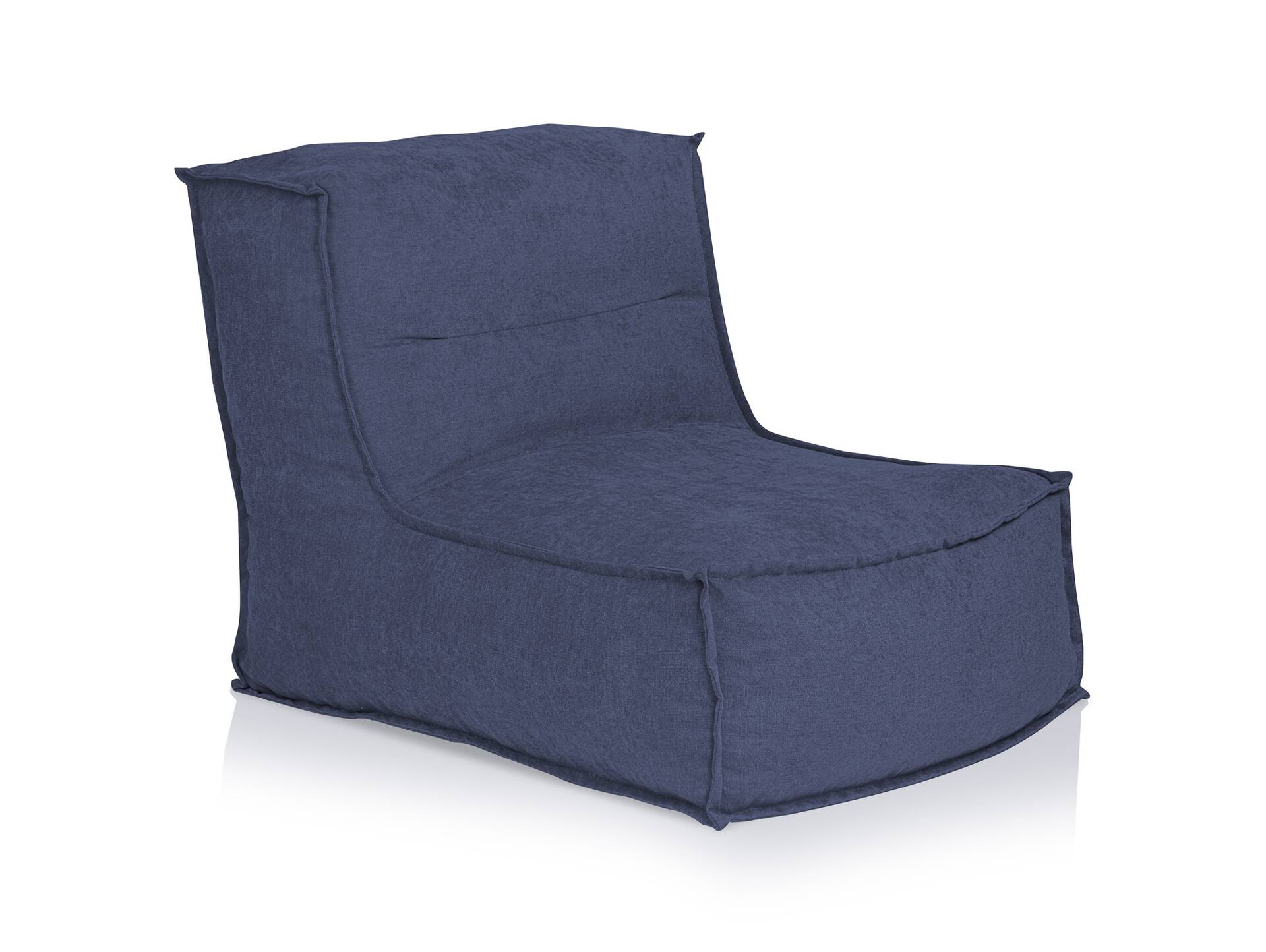 COZY Sitzsack, Material Stoffbezug Dunkelblau