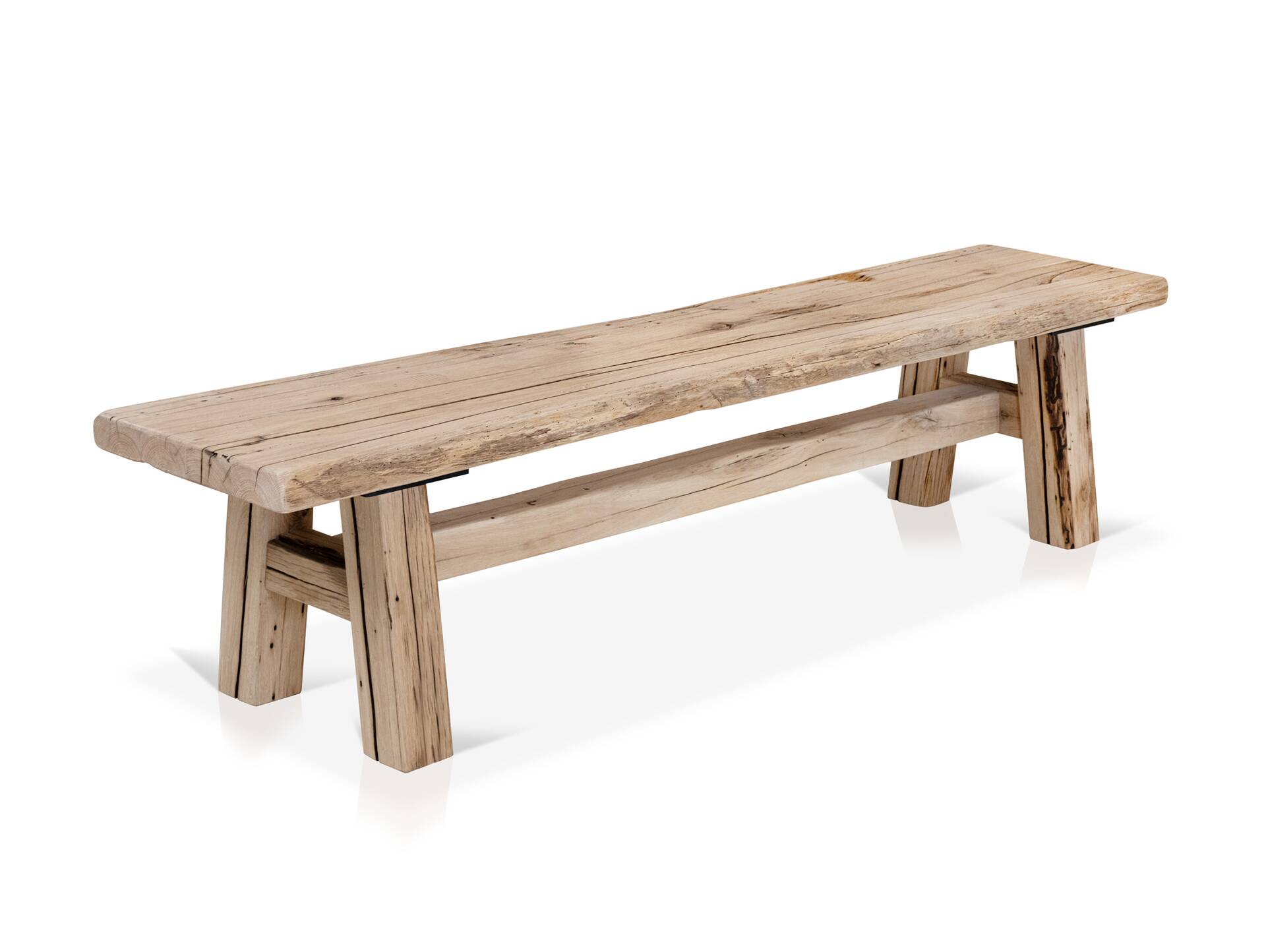 RITTERTAFEL Sitzbank, Material Massivholz, 200 cm Altholz natur 