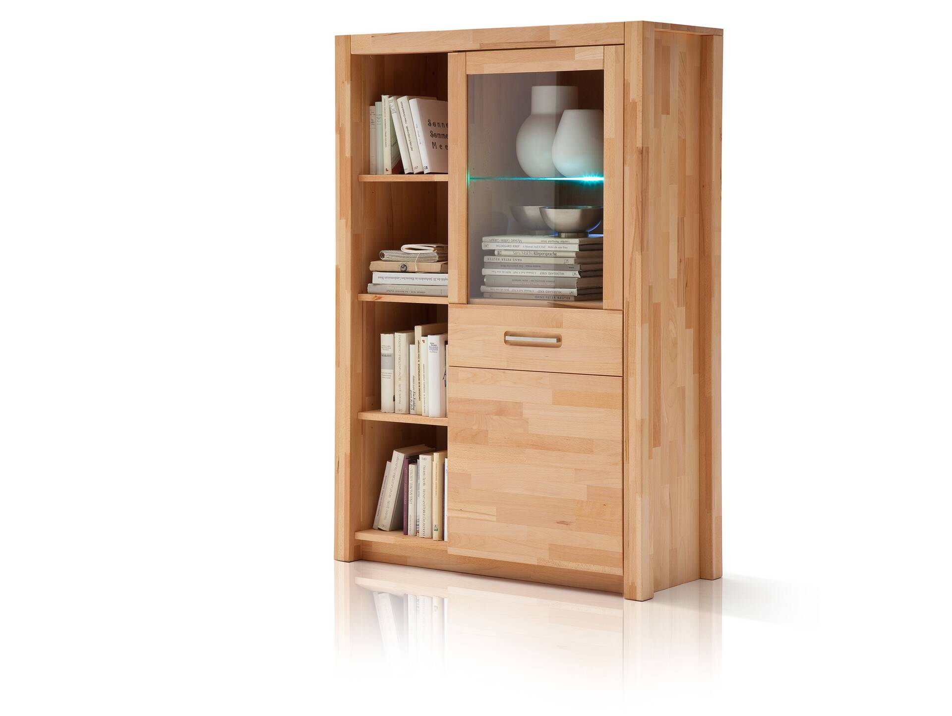 FANJA Kombi Highboard, Material Massivholz 