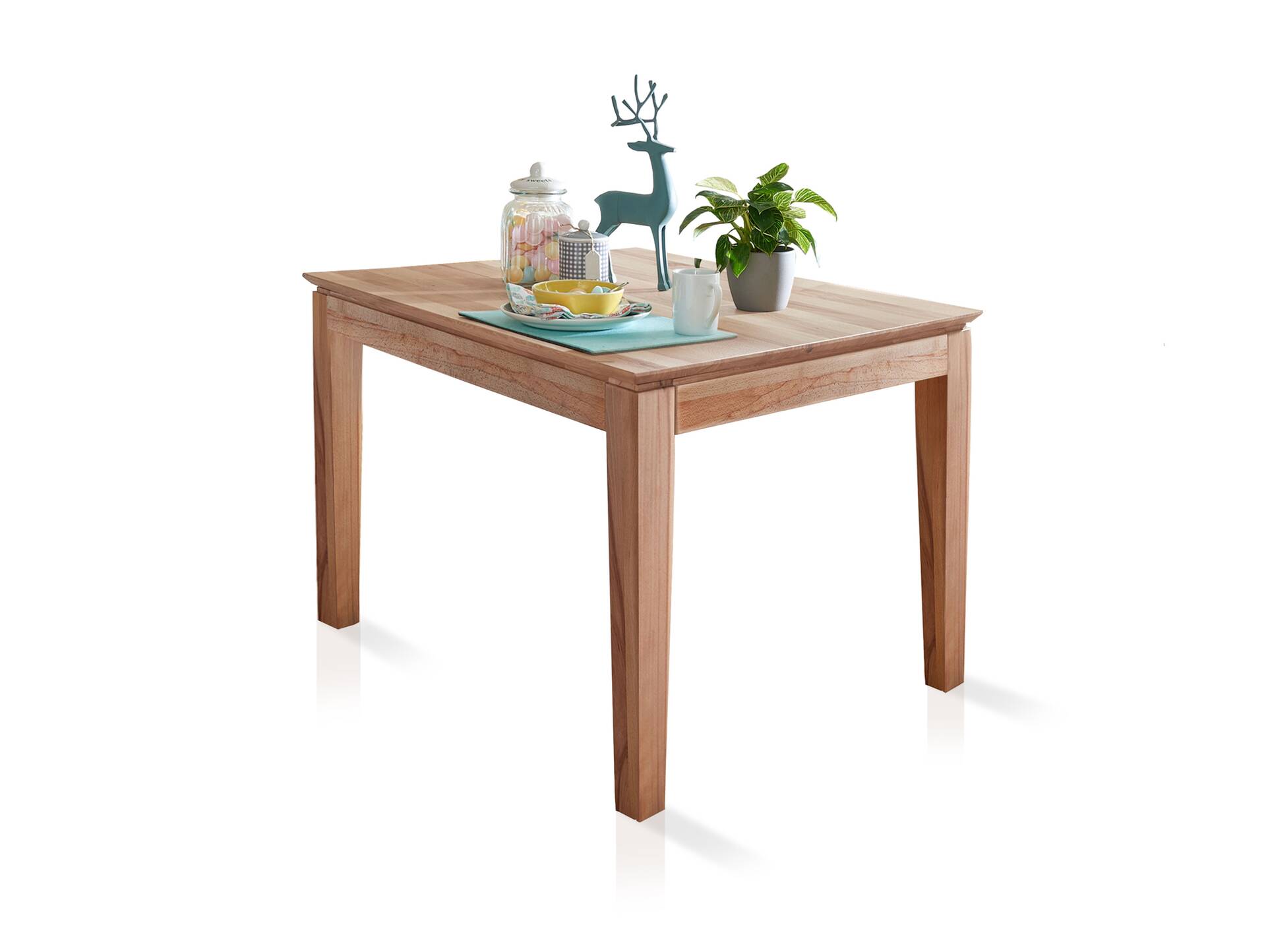 Valera Esstisch, Material Massivholz, Wildeiche geölt 120/180 x 80 cm