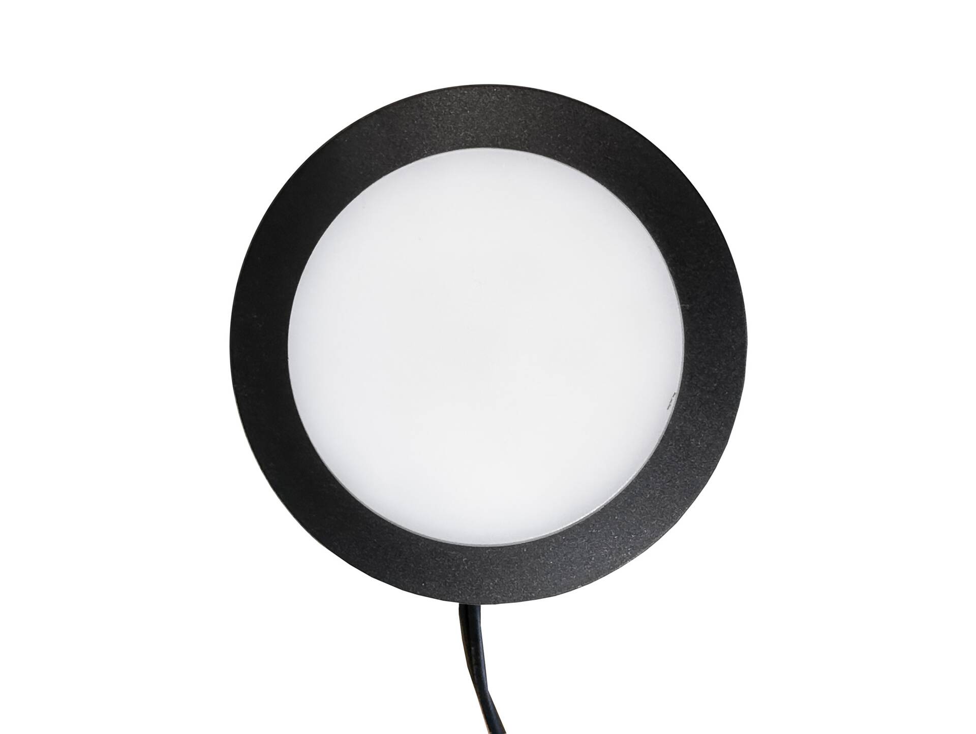 LED Spot 3er Beleuchtung schwarz, warmweißes Licht, m. Touch 
