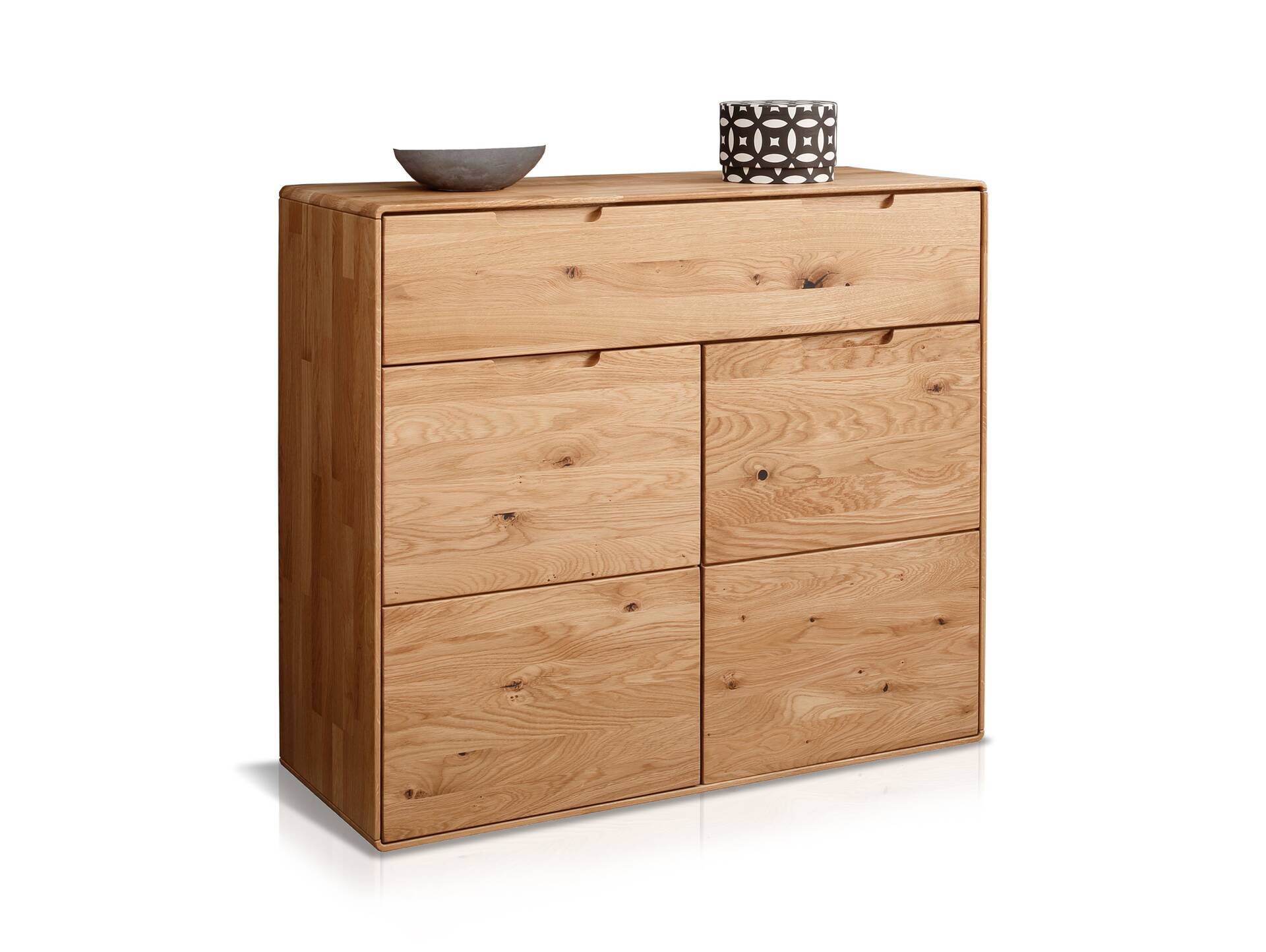 ANDINO Kommode II, Material Massivholz, Wildeiche geölt 