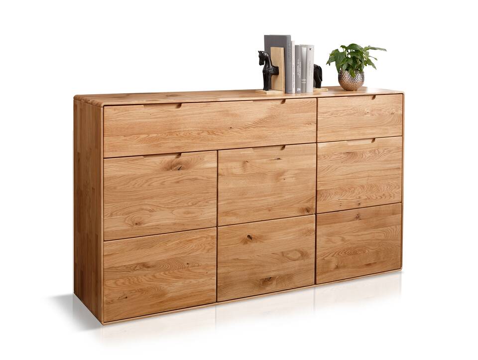 ANDINO Kommode III, Material Massivholz, Wildeiche geölt 