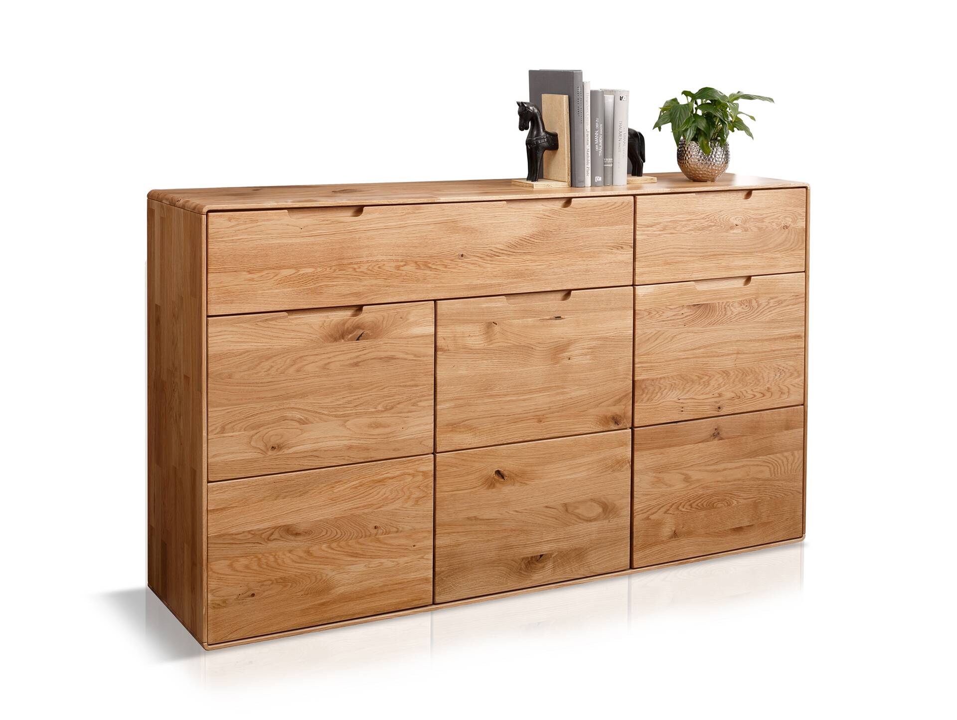 ANDINO Kommode III, Material Massivholz, Wildeiche geölt 