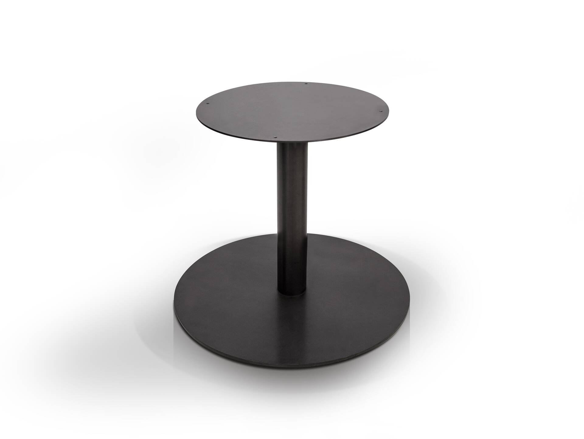 Tischgestell für GASTRO Esstisch rund, Material Stahl, schwarz 55 cm