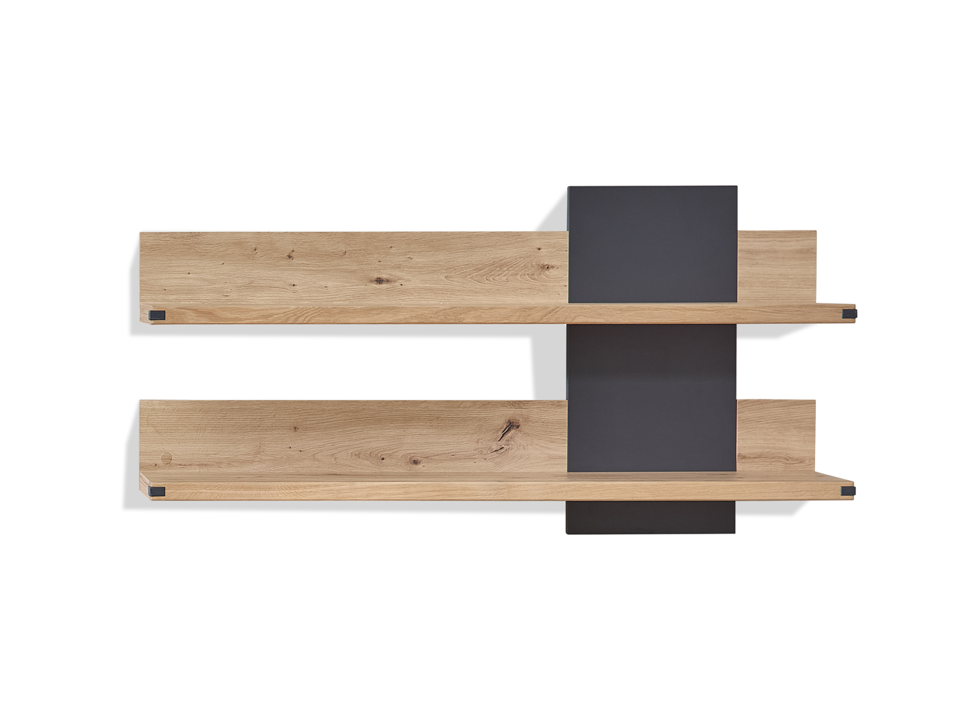GOJA Wandboard, Material Spanplatte, Artisan Eiche Nachbildung/graphitfarbig 