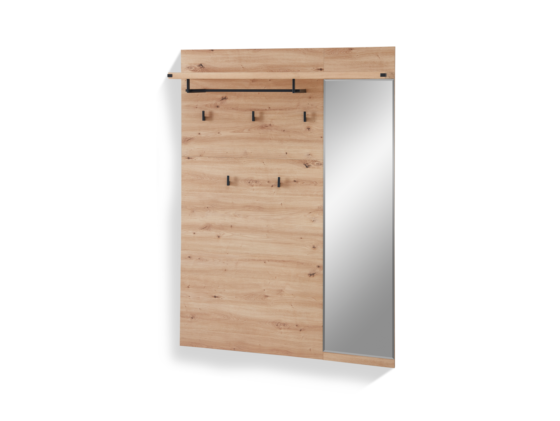 GOJA Garderobenpaneel, Material Spanplatte, Artisan Eiche Nachbildung 