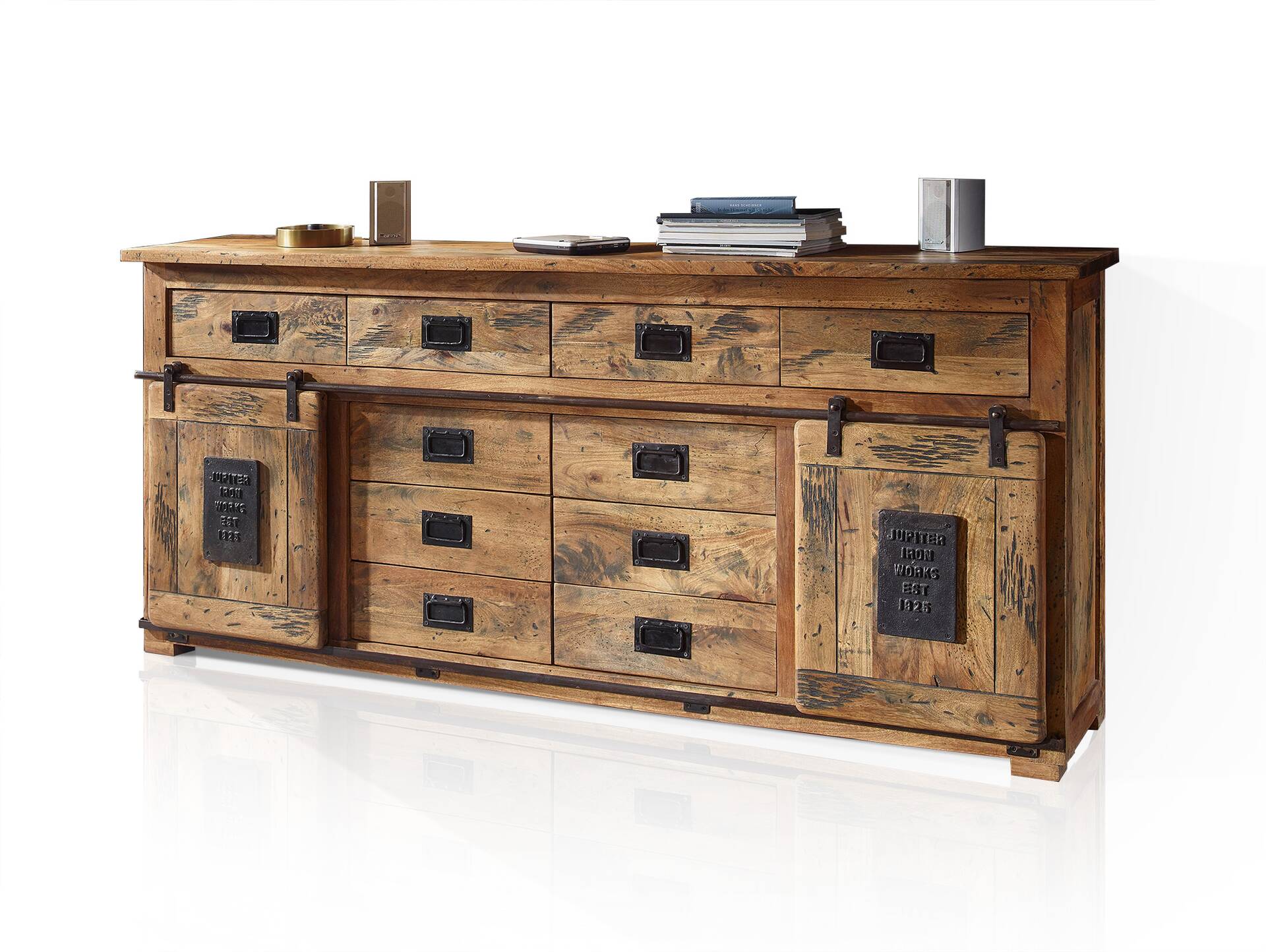 BRISTOL Sideboard IV, Material Massivholz, Mango rustikal 