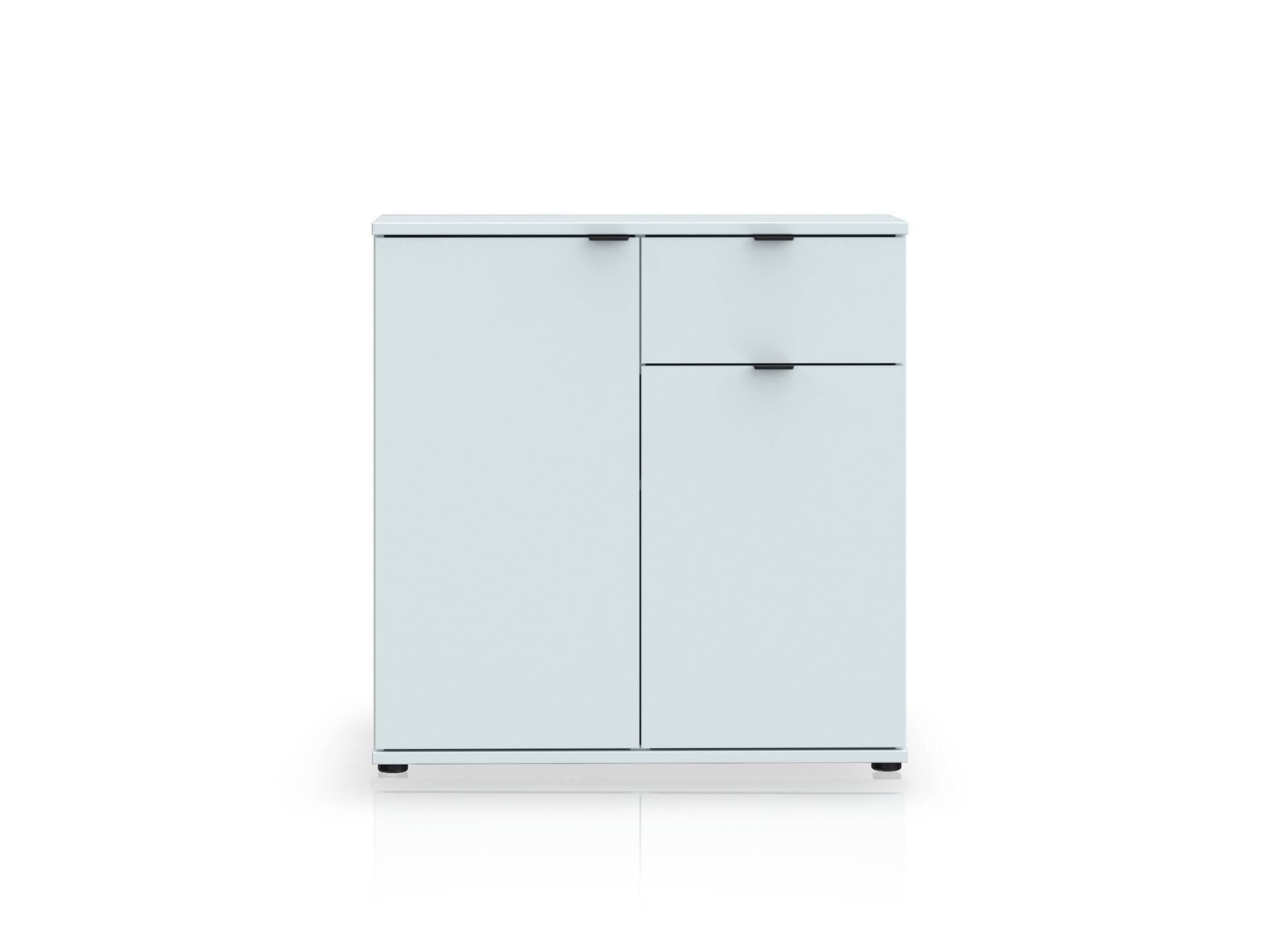 GINNY Kommode II, Material Spanplatte Hellgrau