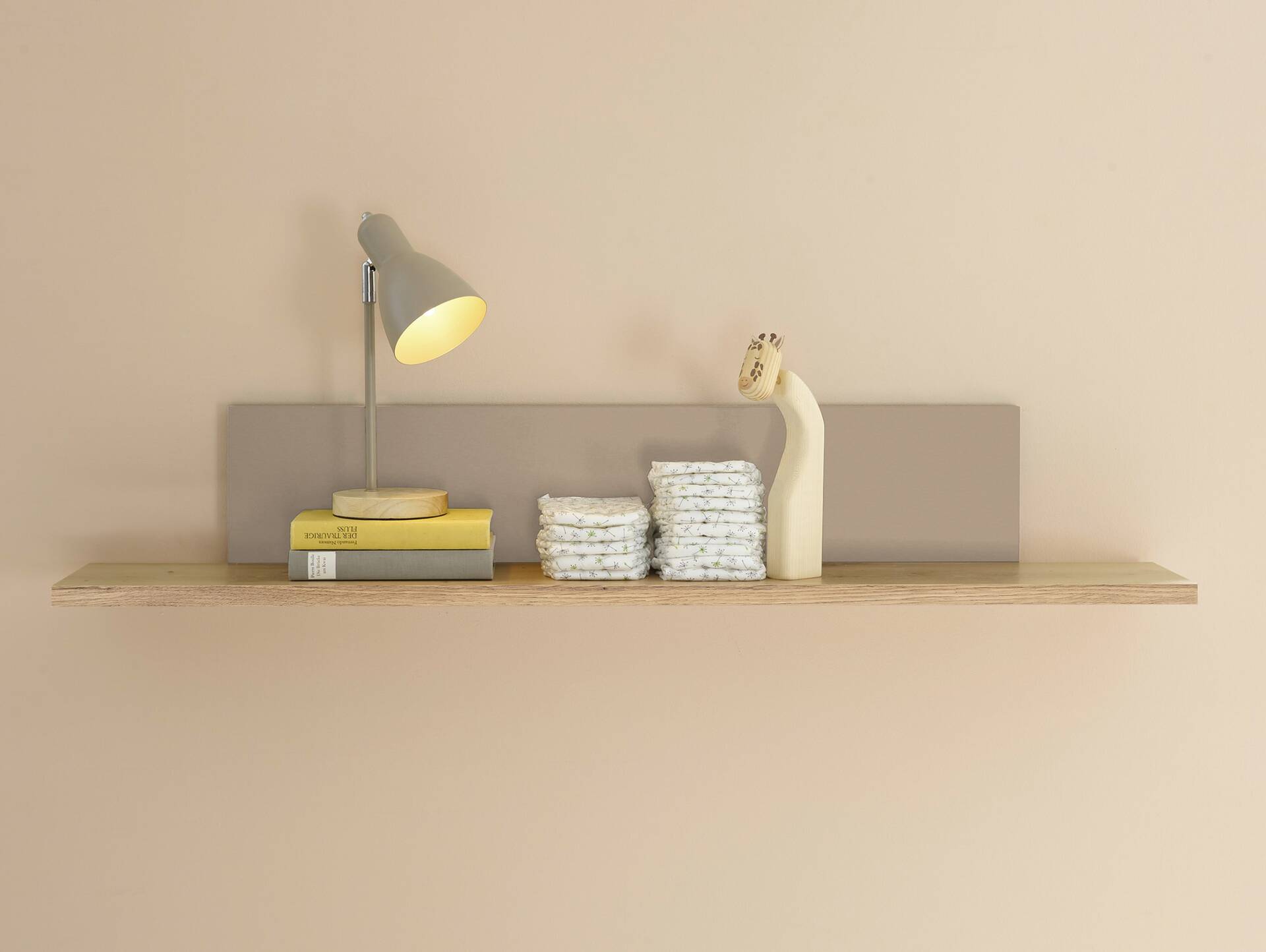LENI Wandboard, Material Spanplatte, Kaschmir/eichefarbig 