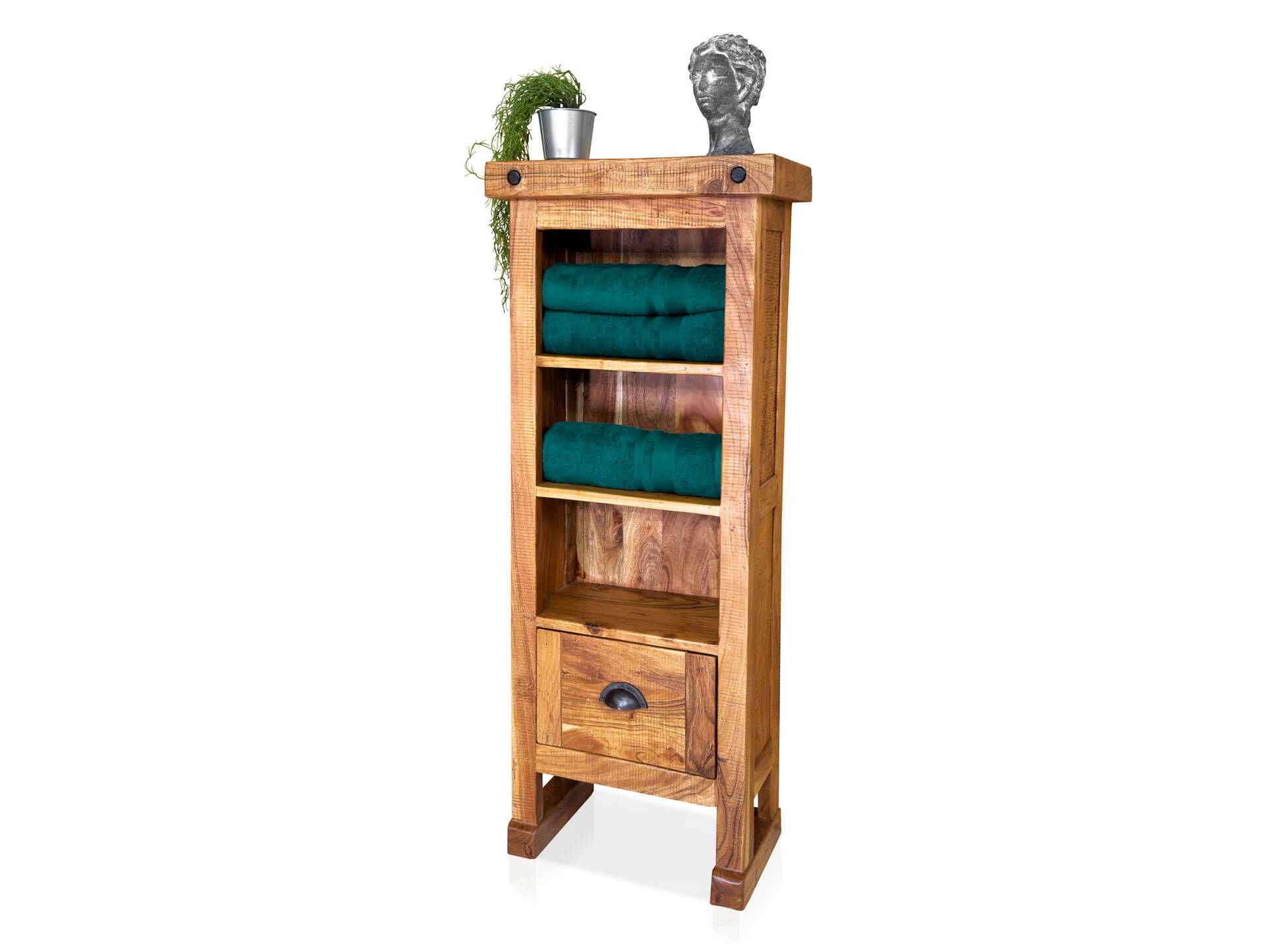 WINCHESTER Bad Standregal, Material Massivholz, Mango rustikal 