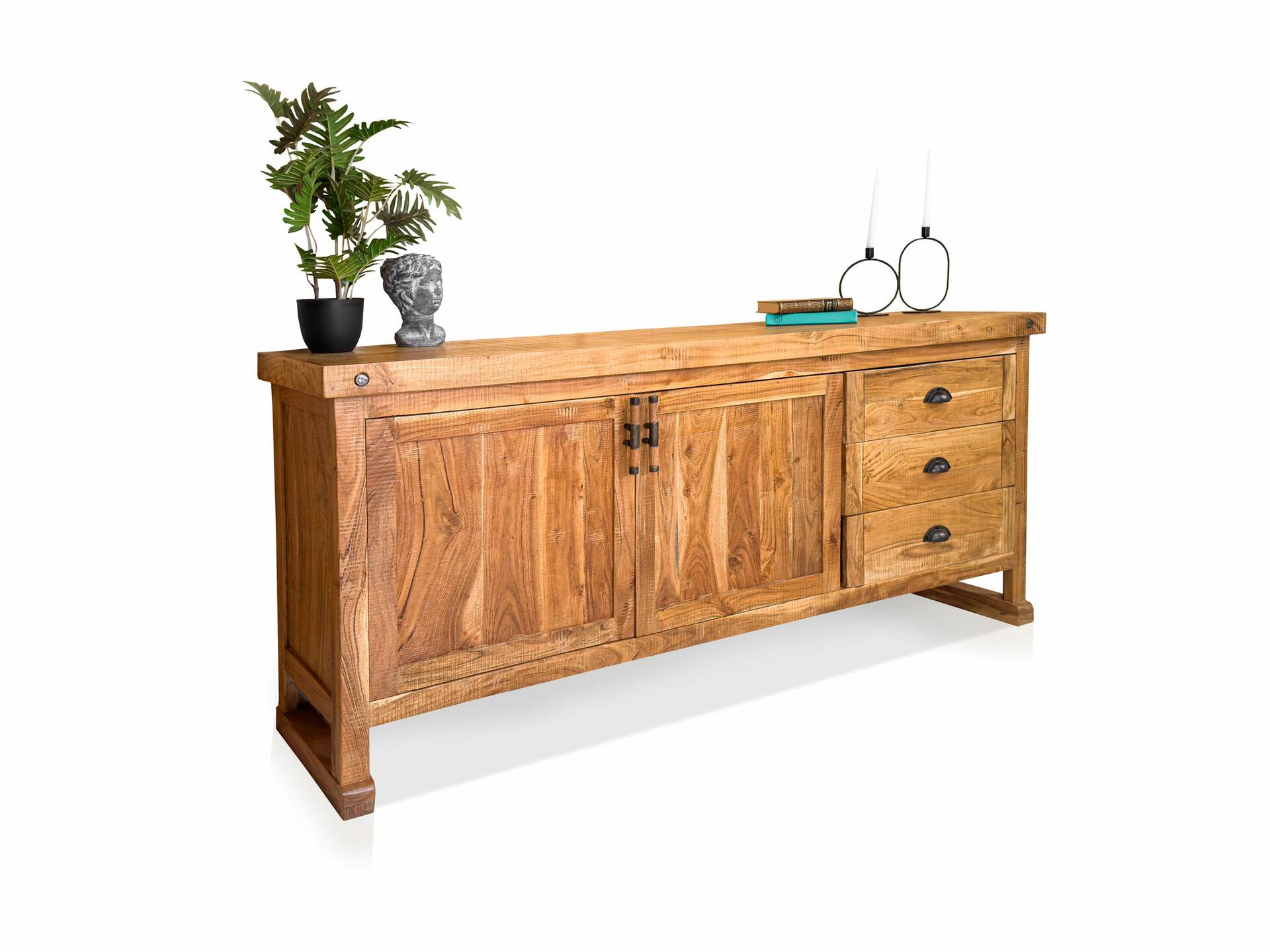 WINCHESTER Sideboard L, Material Massivholz, Mango rustikal 