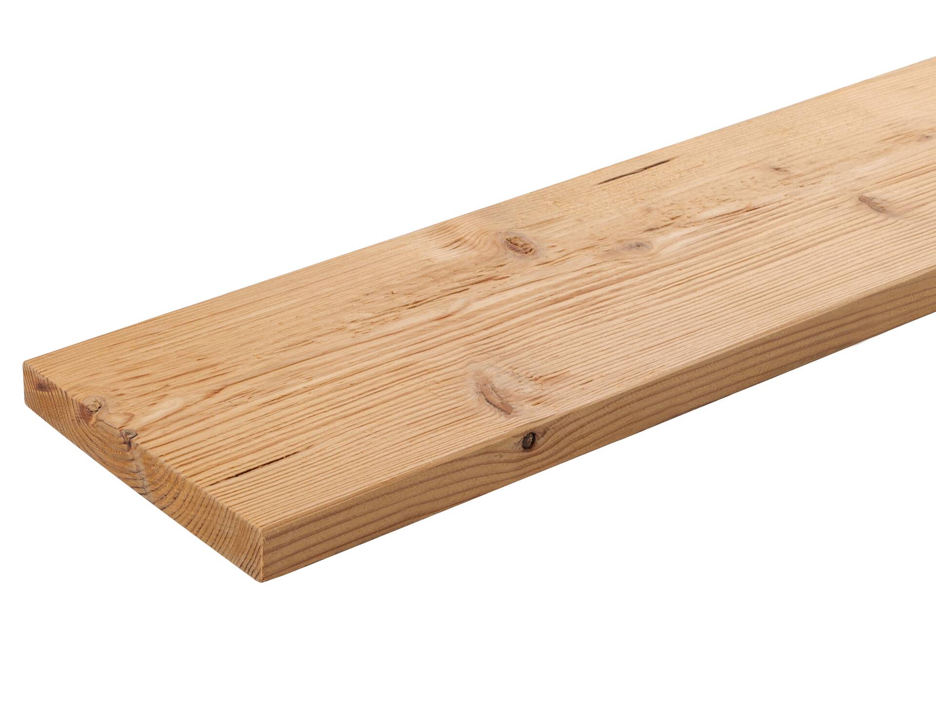 Massivholzbrett, THERMO-Fichte gebürstet, Material Massivholz, verschiedene Längen erhältlich 
