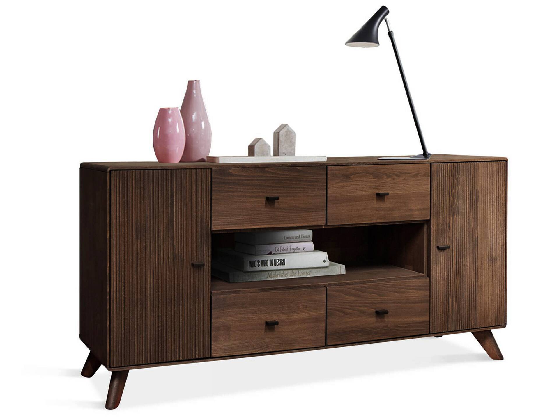 JAKARTA Sideboard II, Material Massivholz, Kernbuche Tabak geölt 