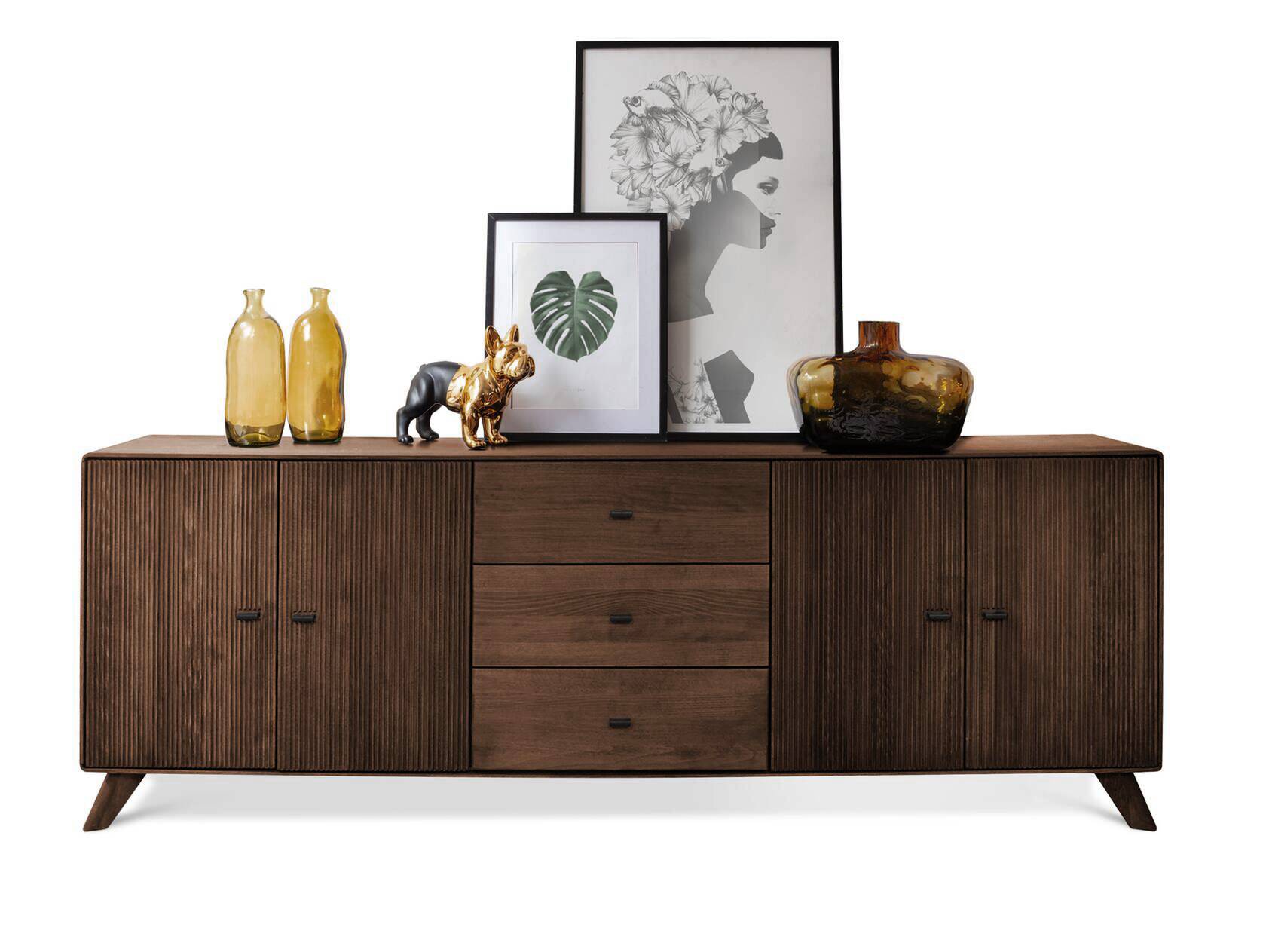 JAKARTA Sideboard III, Material Massivholz, Kernbuche Tabak geölt 