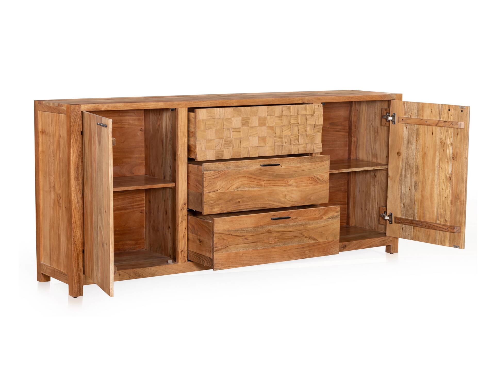 KAIRO Sideboard II, Material Massivholz, Akazie massiv honigfarben 
