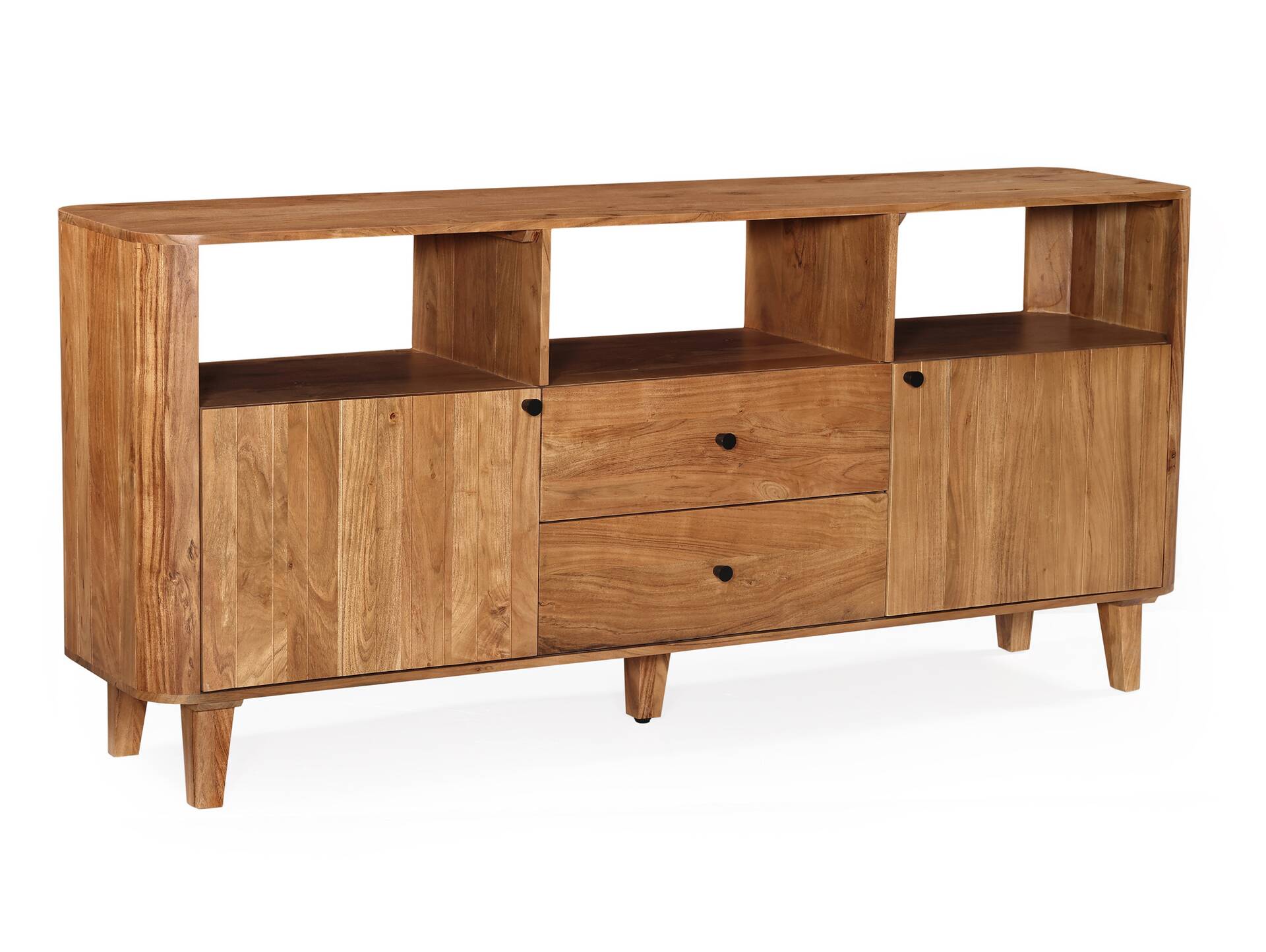 LINARO Raumteiler, Material Massivholz, Akazie massiv honigfarben 