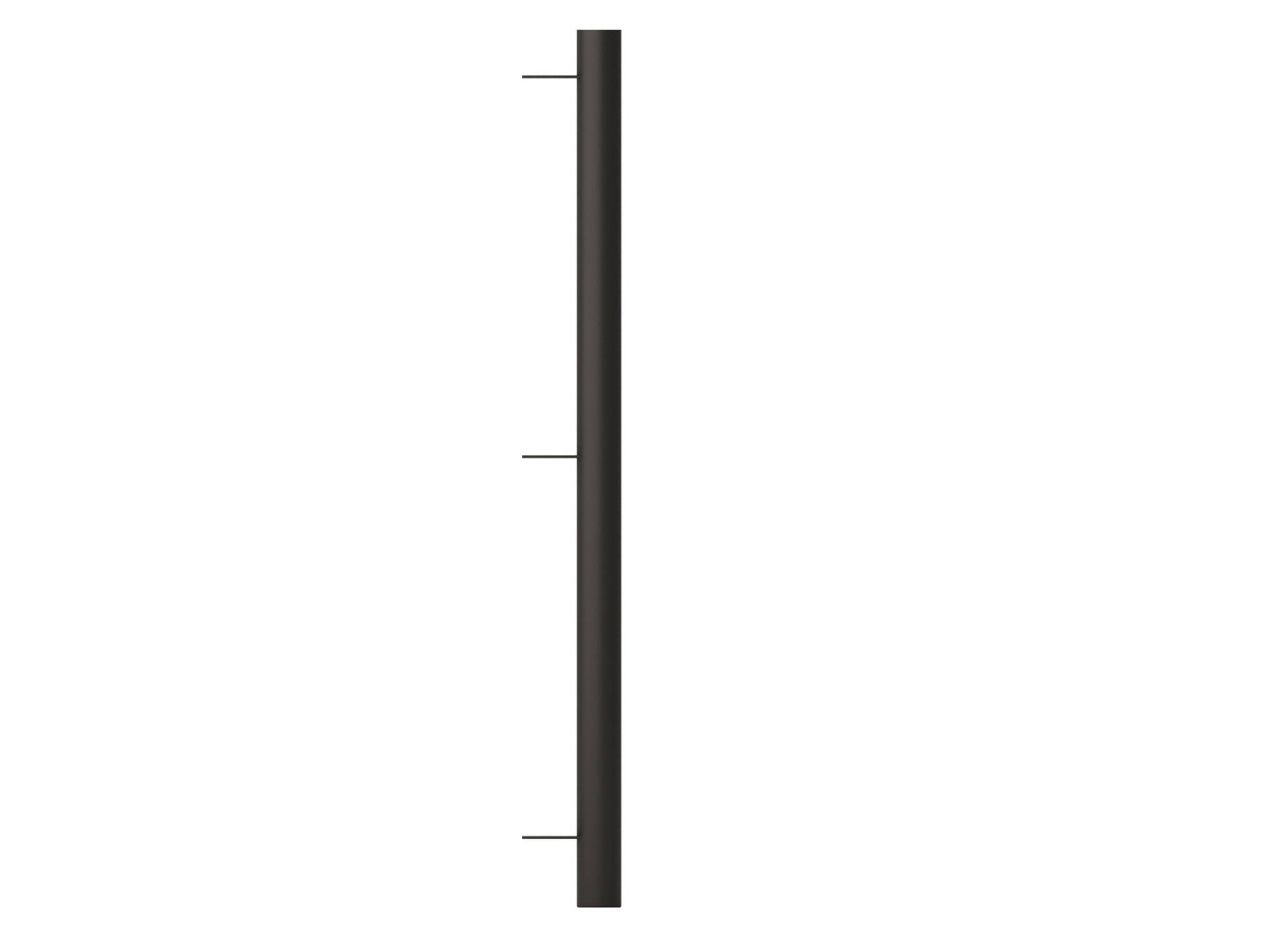 LIVERPOOL Eckteil, Material Metall schwarz matt, verschiedene Größen erhältlich 82 cm - für 3 Böden