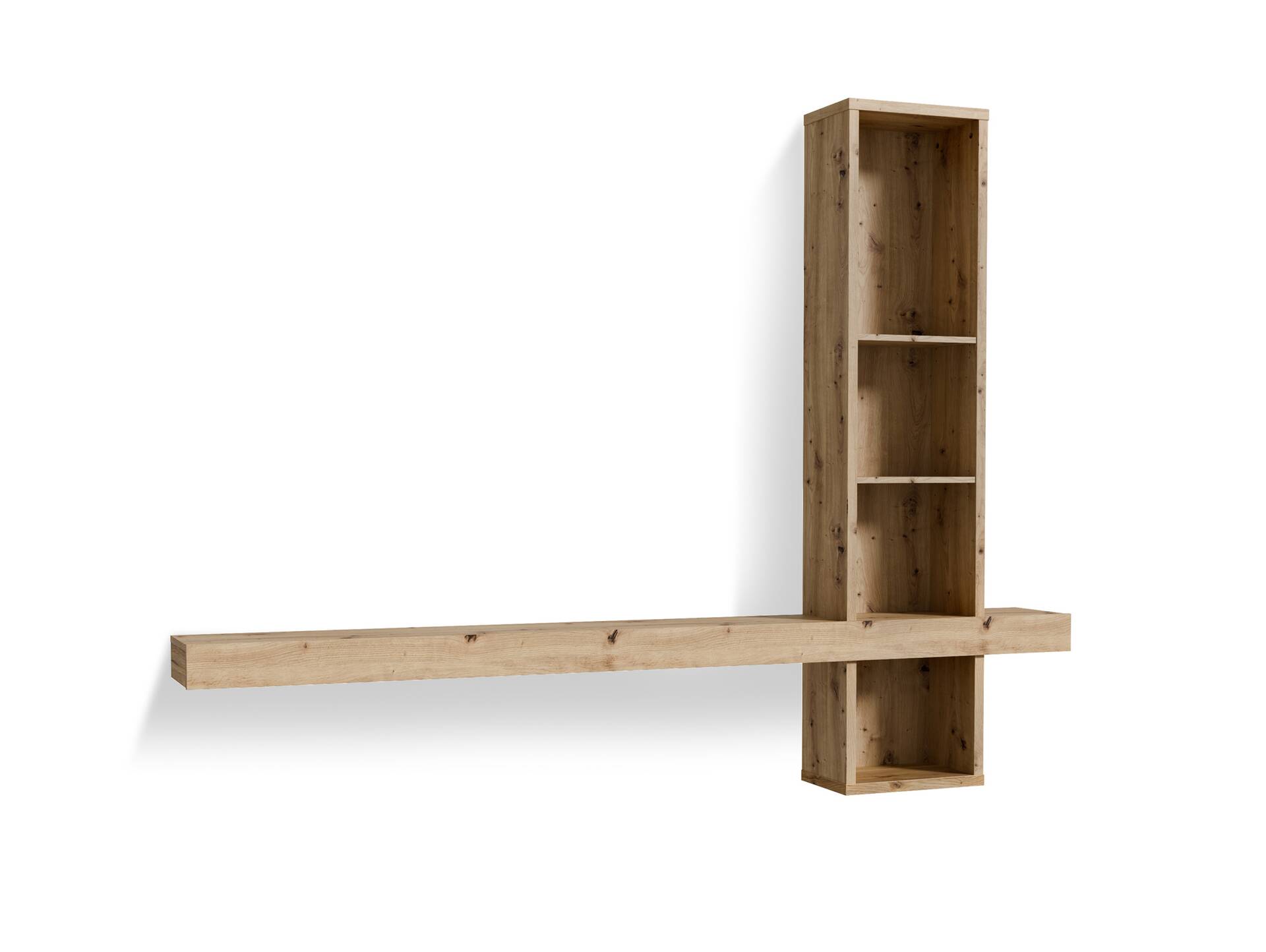 LEANDRO Wandpaneel, Material Spanplatte, Dekor Sand/Artisan Eichefarbig 