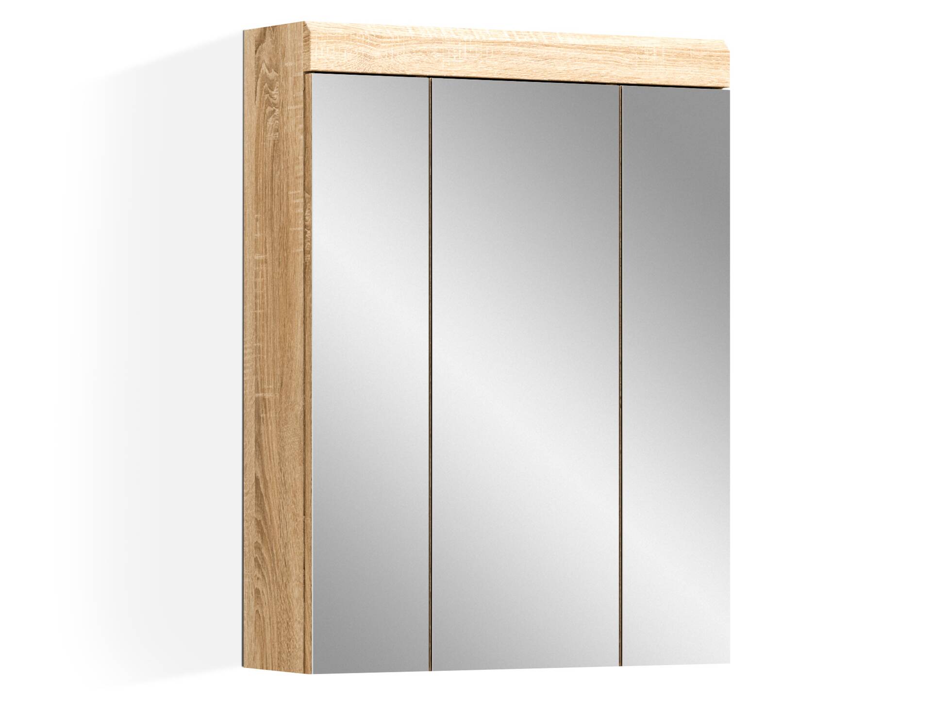 LUCERA Spiegelschrank, Material Dekorspanplatte, Sonoma Eiche Nachbildung 