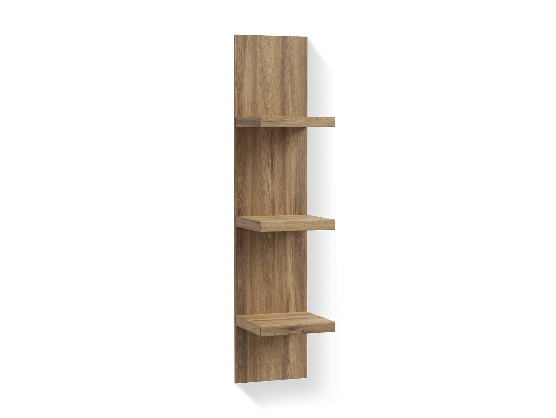 LENNOX Wandregal, Material Dekorspanplatte, Valencia Oak Dekor 