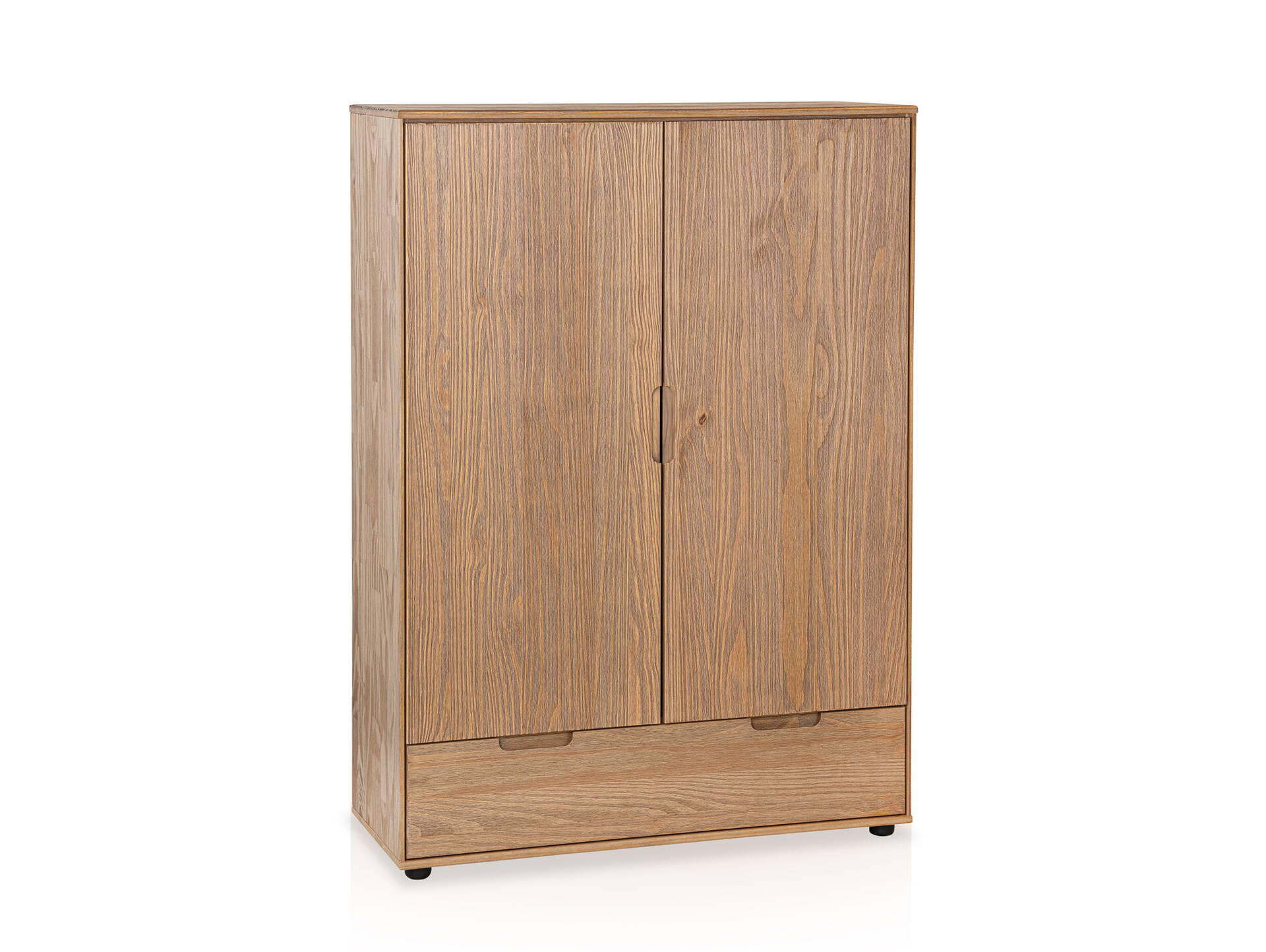 NESTRA Wäscheschrank, Material Massivholz, Kiefer eichefarbig 
