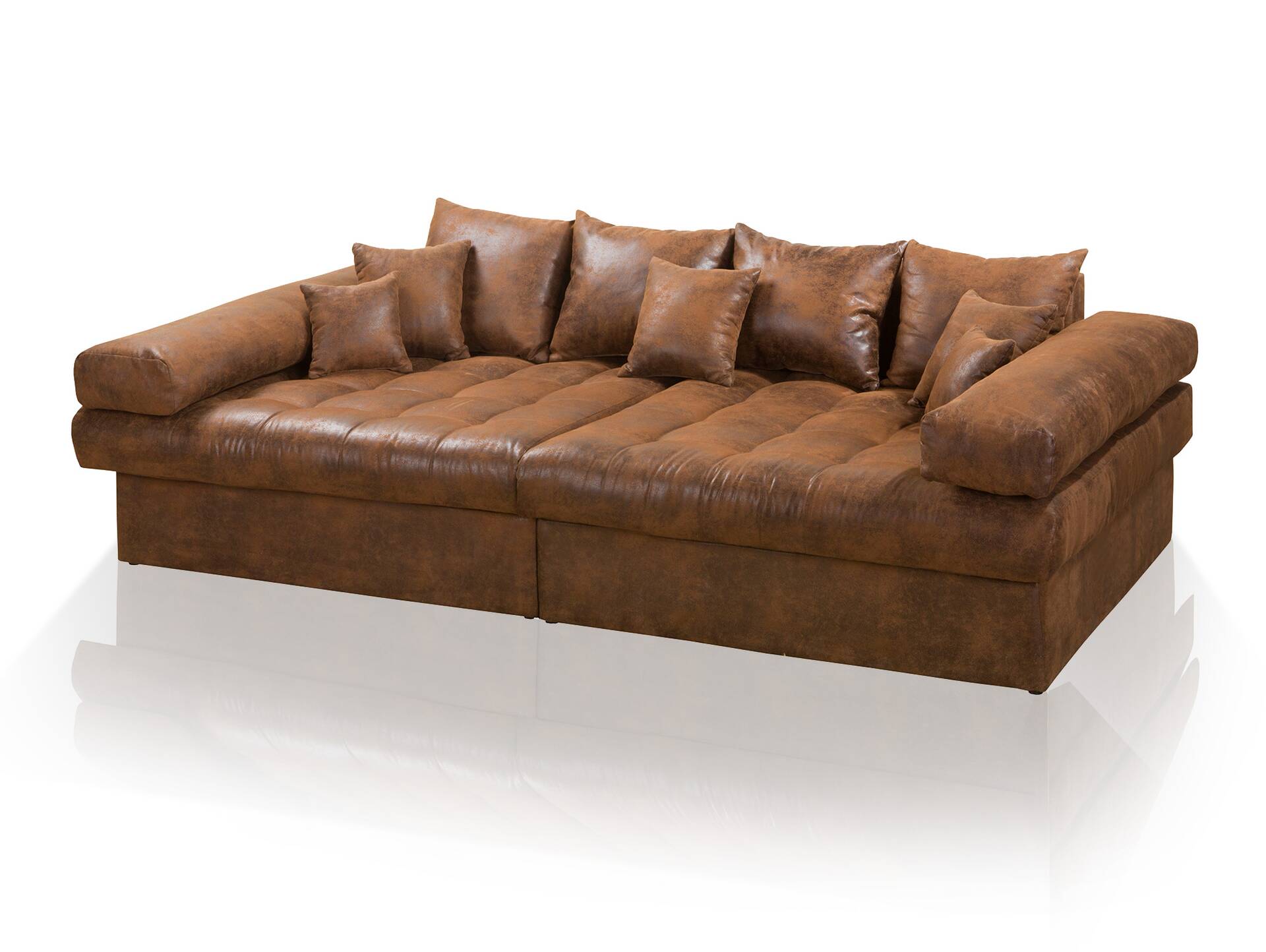 NIRI Big Sofa Bezug Microvelours Gobi  braun 