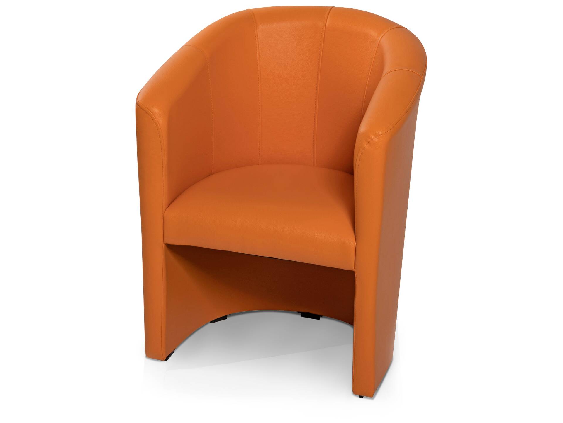 ABIZA Cocktailsessel, Material Kunstleder orange