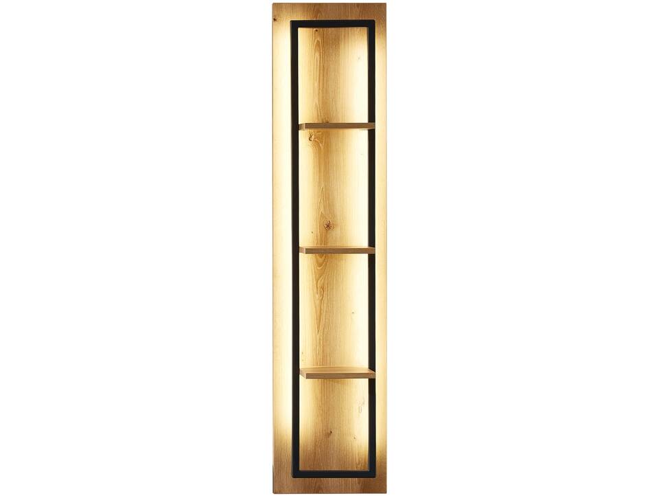 PERLINO Regal, Material Spanplatte, eichefarbig 
