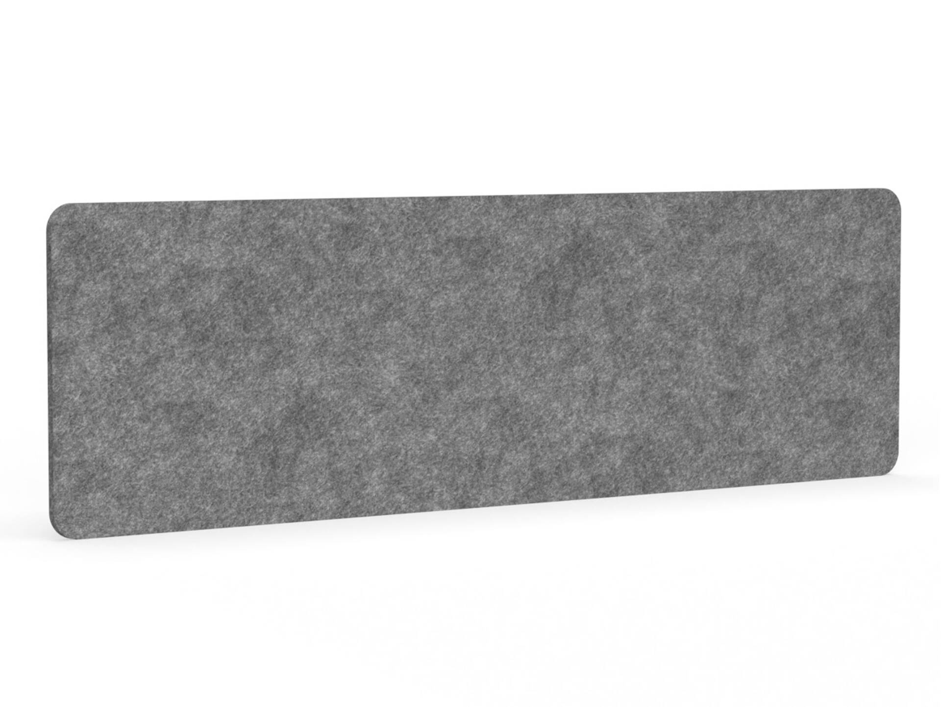 AKUSTIX VARION Akustikpaneel für Schreibtische, Rechteckig, Grau, 18 mm 200 x 60 cm