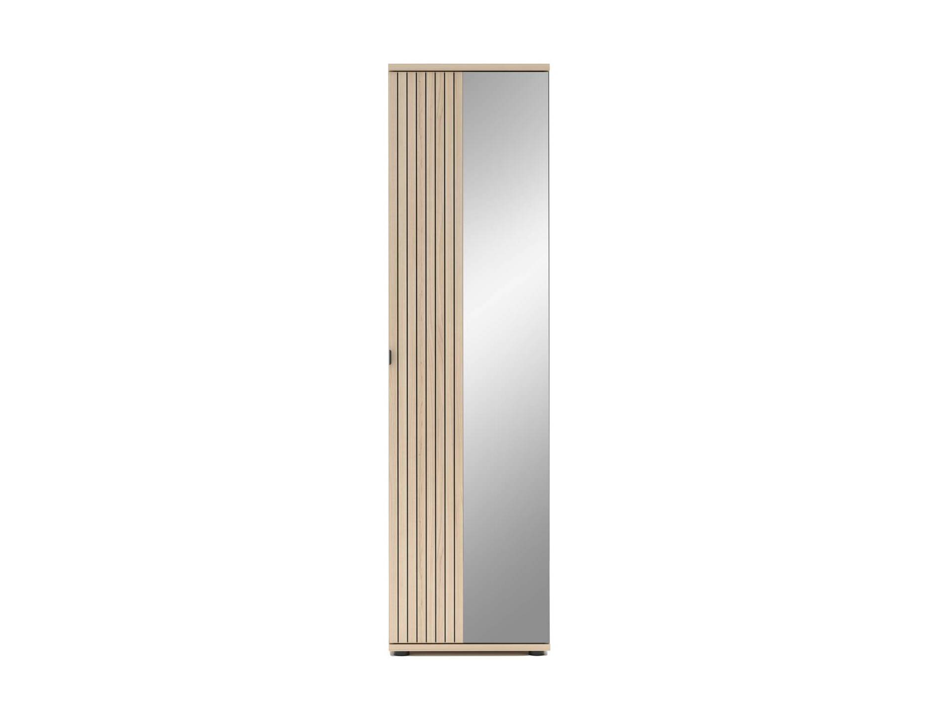 PELMO Garderobenschrank, Material Dekorspanplatte, Basaltfarbig/Riva Eiche Nachb. 