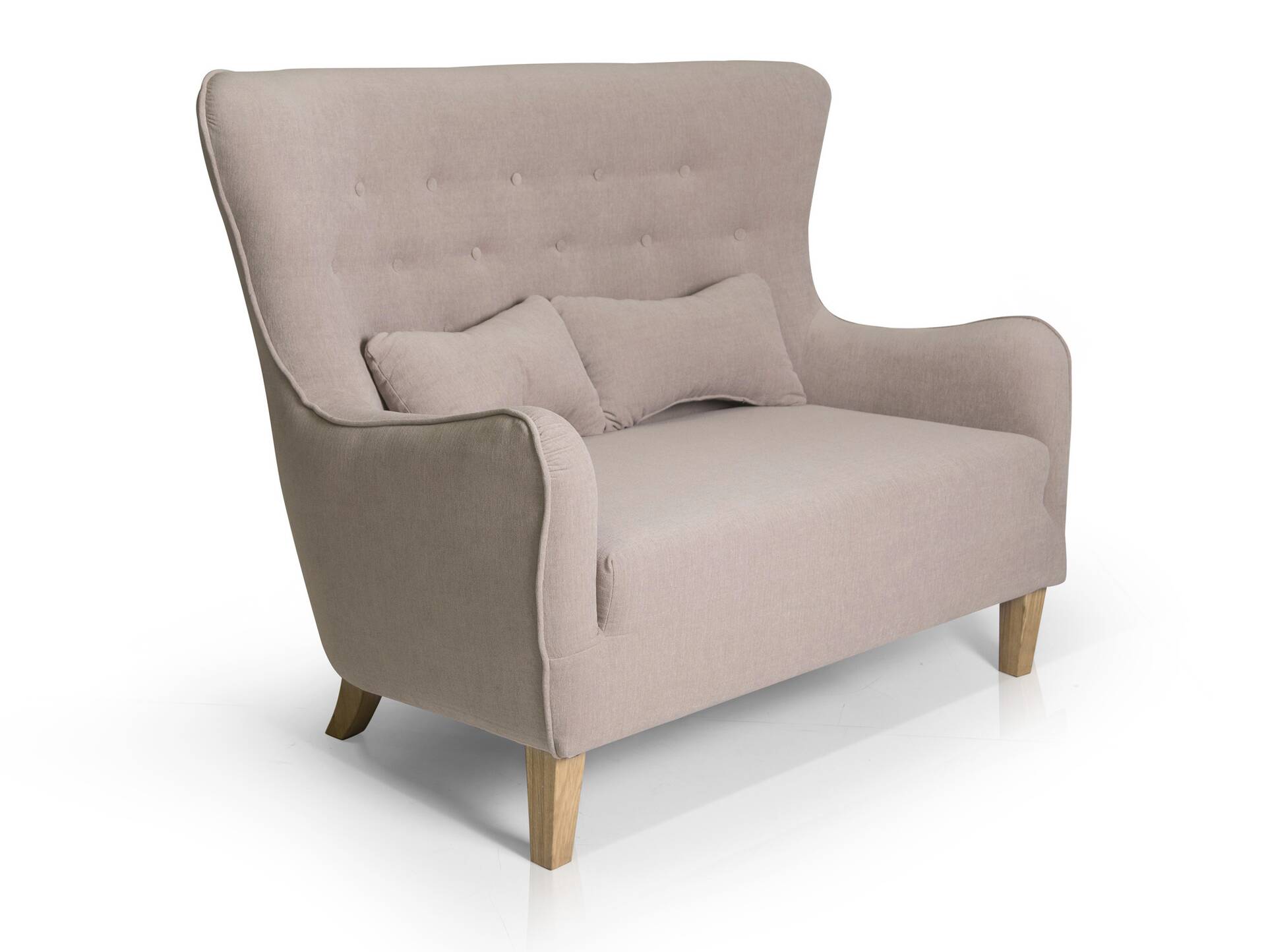 RIGA 2-Sitzer Sofa mit hochwertigem Stoffbezug 