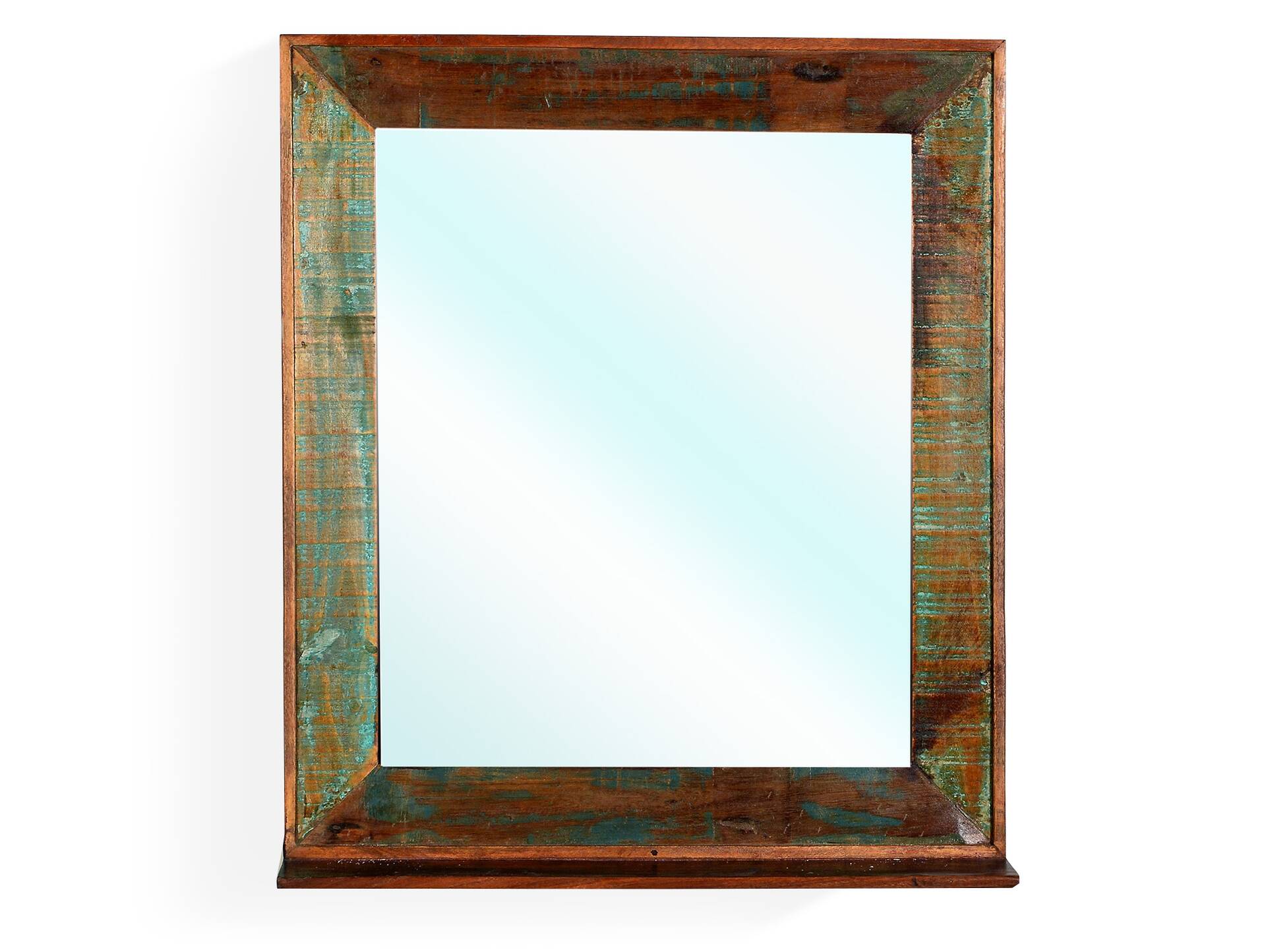 RIVERBOAT Spiegel aus Altholz, Material Massivholz, Vintage-Optik 