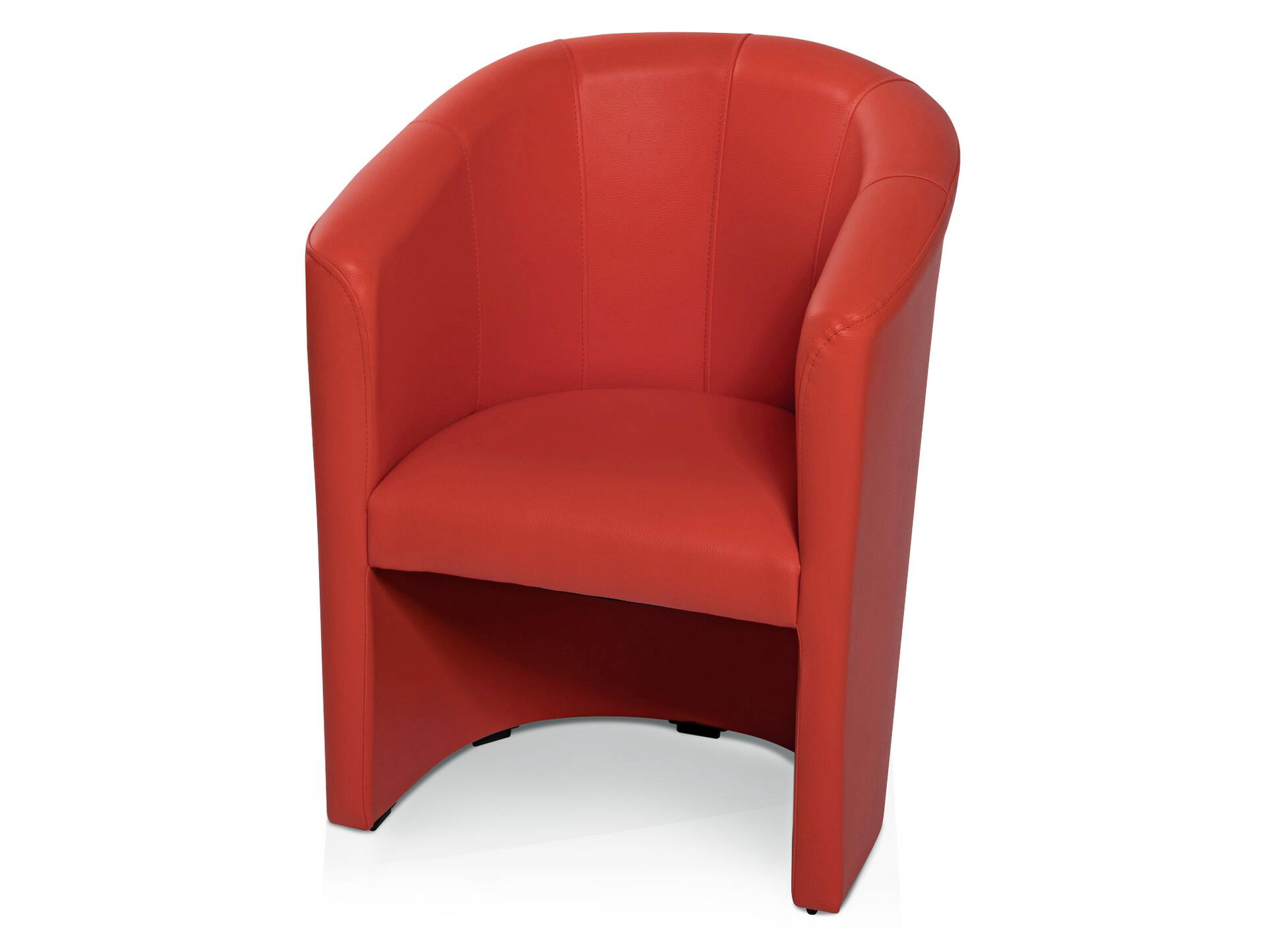 ABIZA Cocktailsessel, Material Kunstleder rot