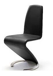 SALLY Freischwinger Stuhl in Kunstleder oder Echtleder 