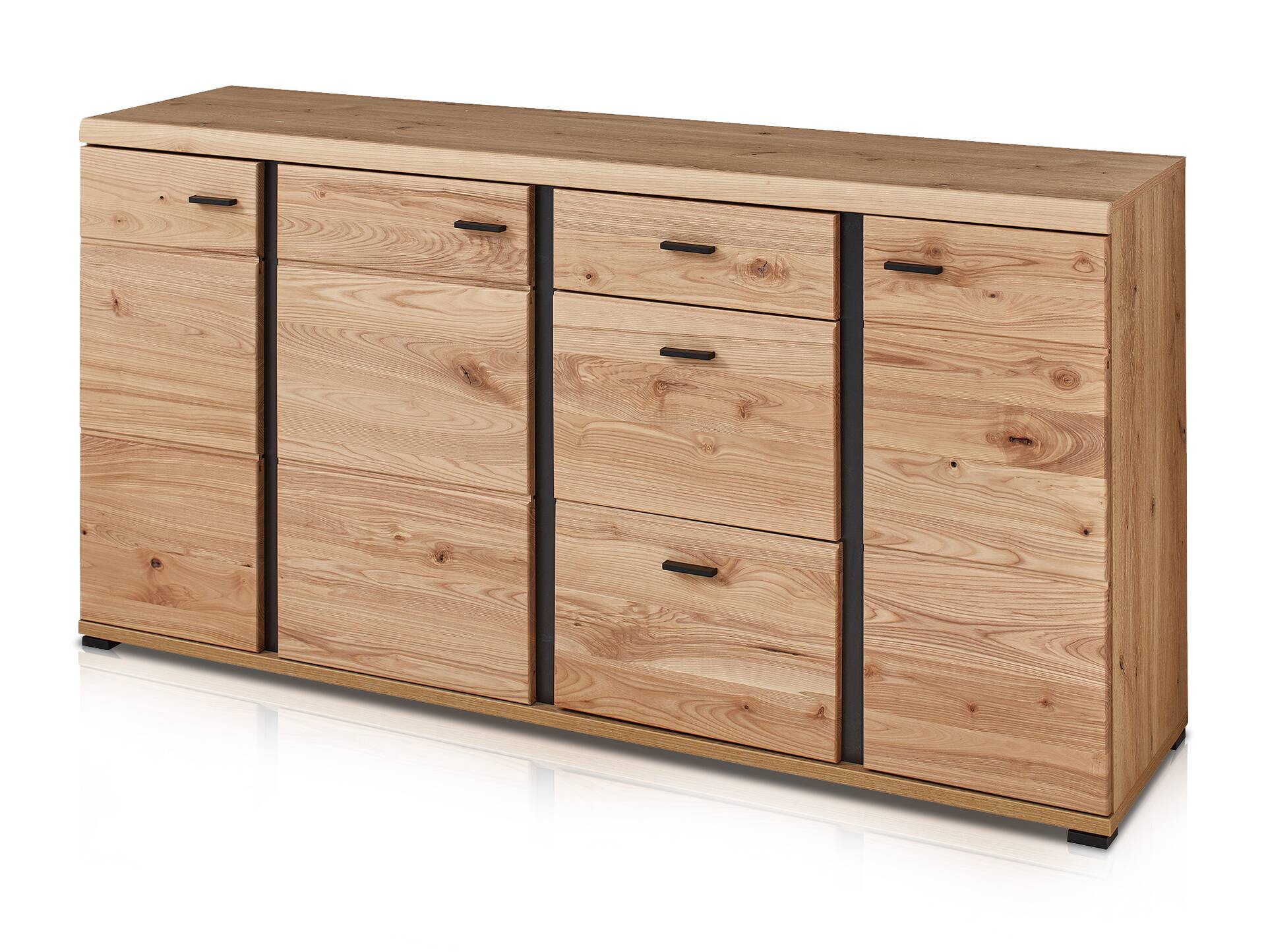 SAN MARINO Sideboard II, Material Teilmassiv, Altesche gebürstet / Artisan eichefarbig 