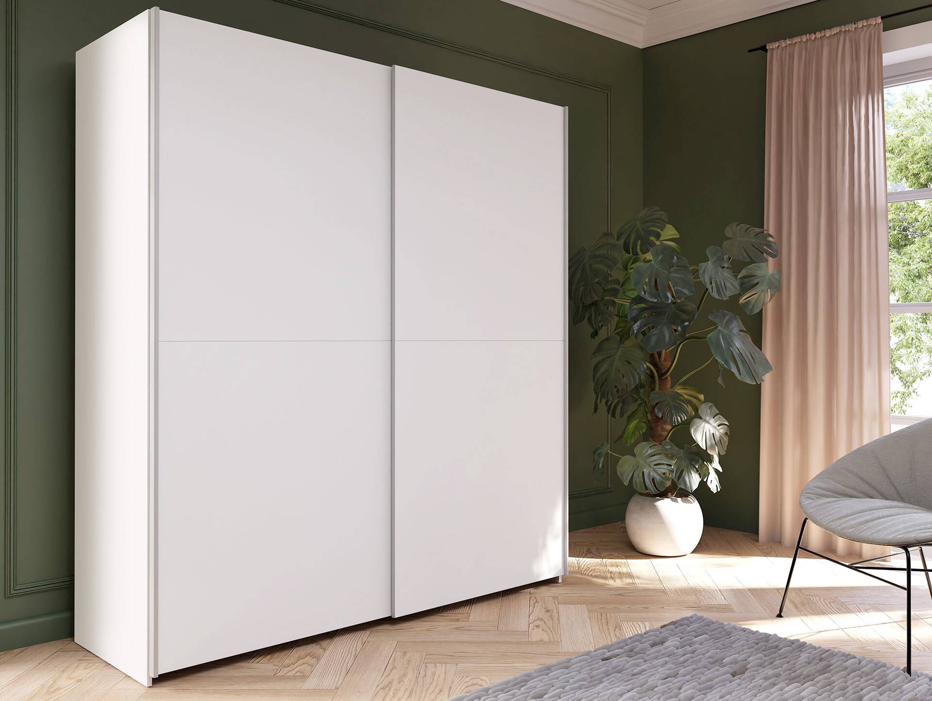 SAVINO Kleiderschrank, Material Dekorspanplatte 