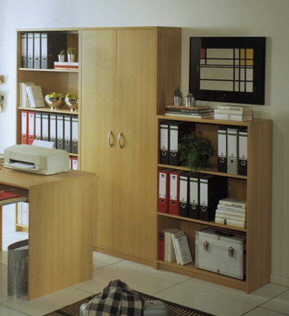 OFFICE COMPACT Schrankwand 3-tlg, Material Dekorspanplatte 