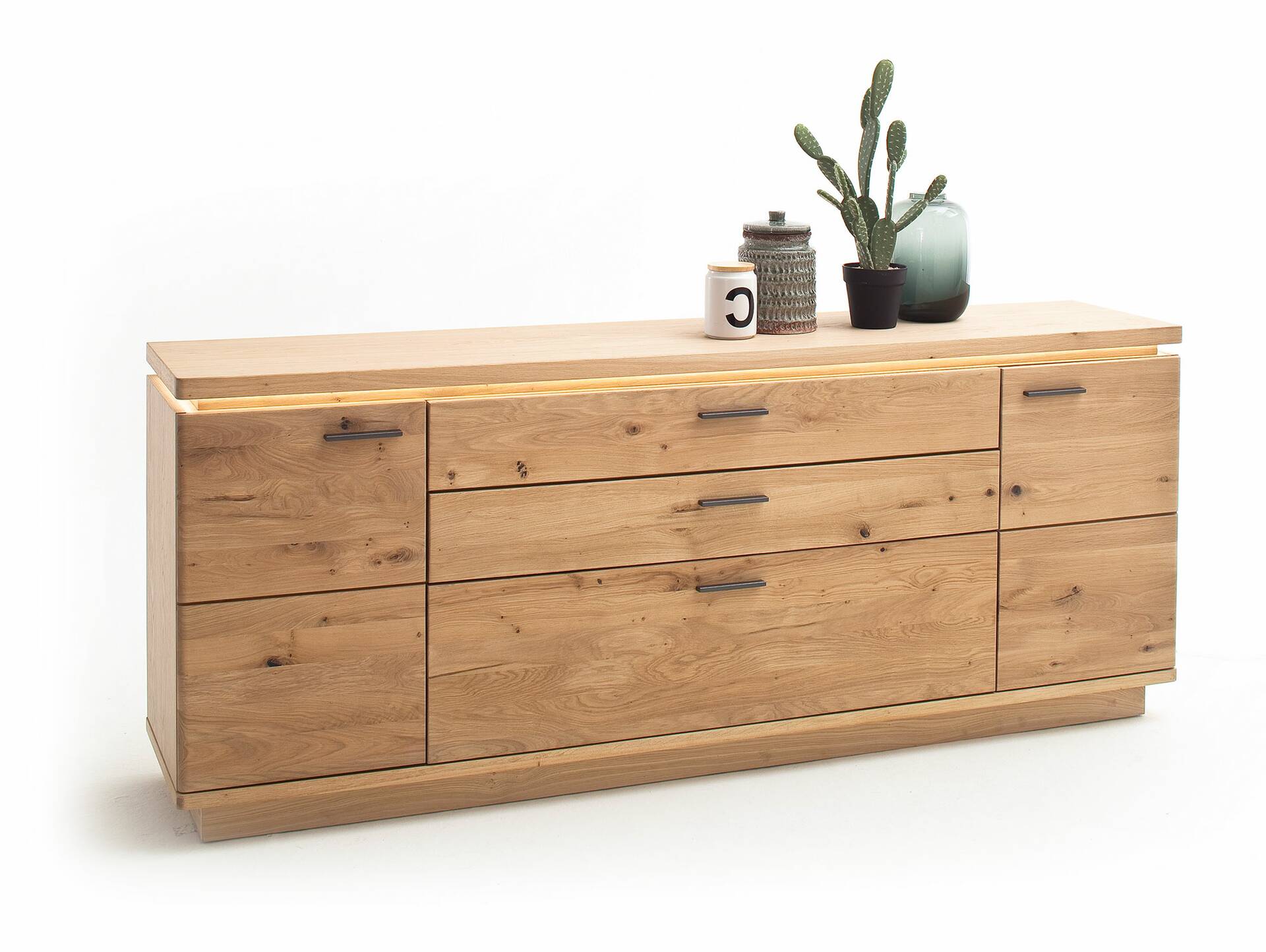 BRINSTONE Sideboard II, Balkeneiche teilmassiv 