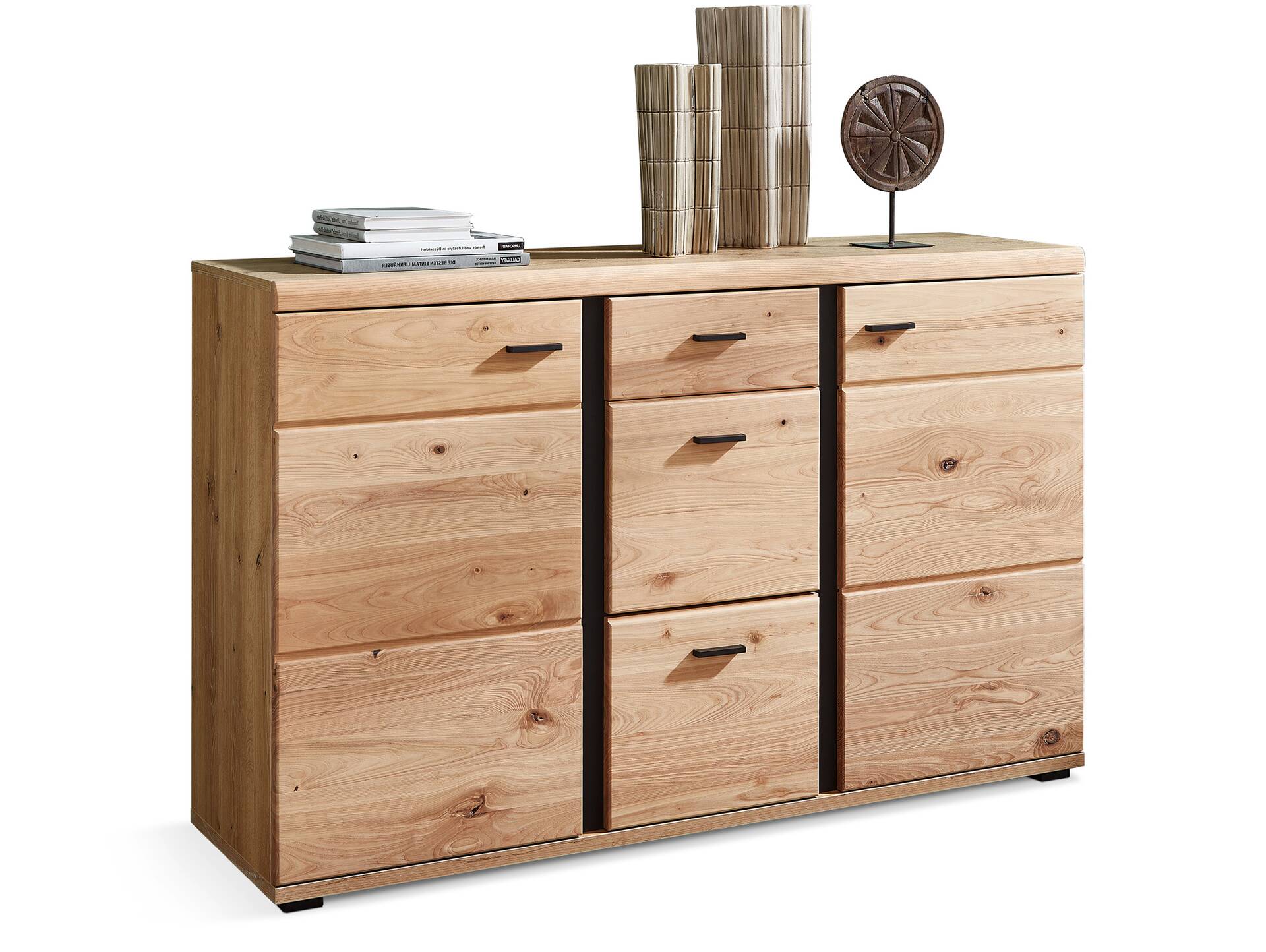 SAN MARINO Sideboard I, Material Teilmassiv, Altesche gebürstet / Artisan eichefarbig 