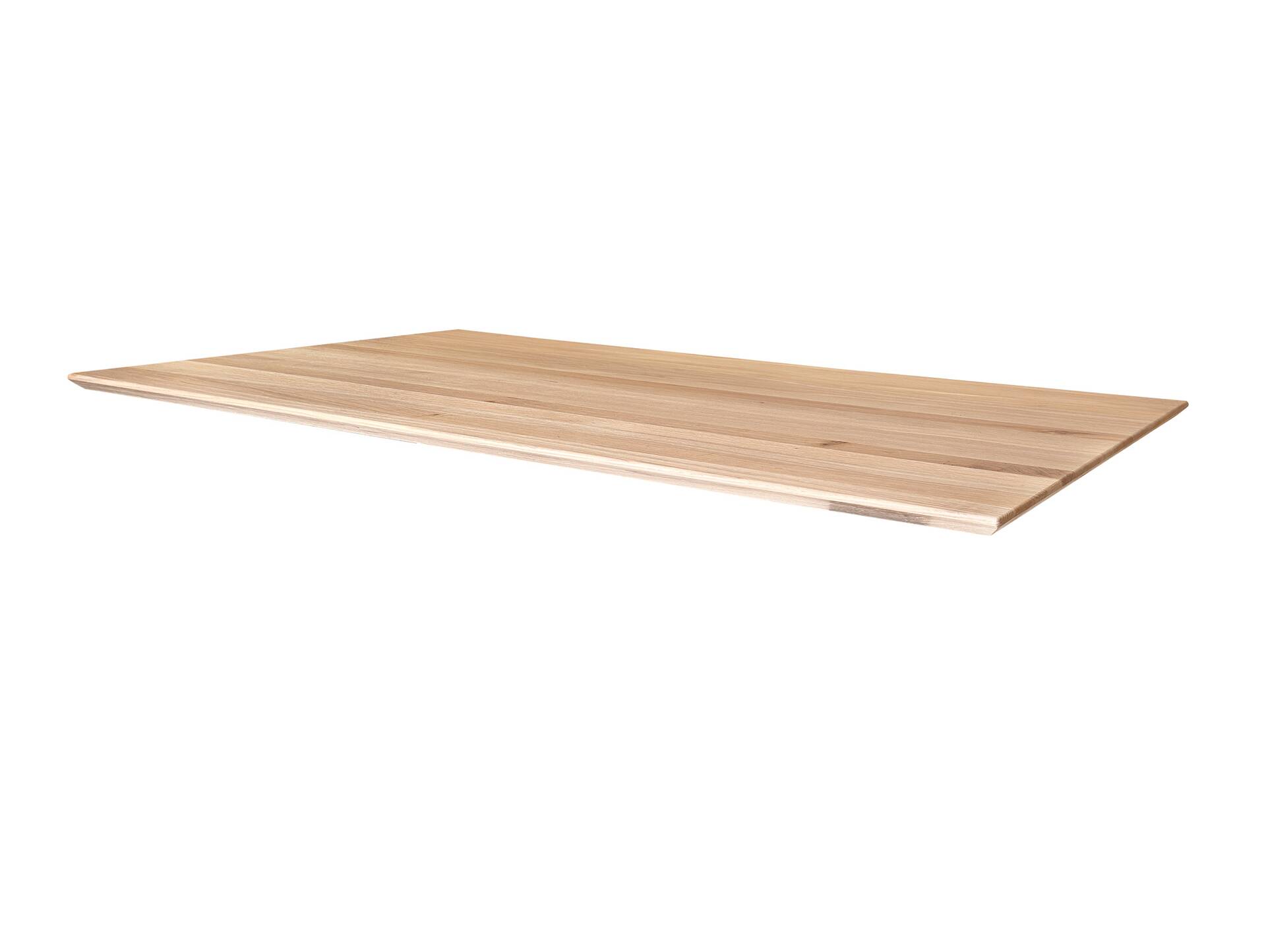 OFFICE OAK Schreibtischplatte 160x80 cm, Material Massivholz, Eiche geölt 