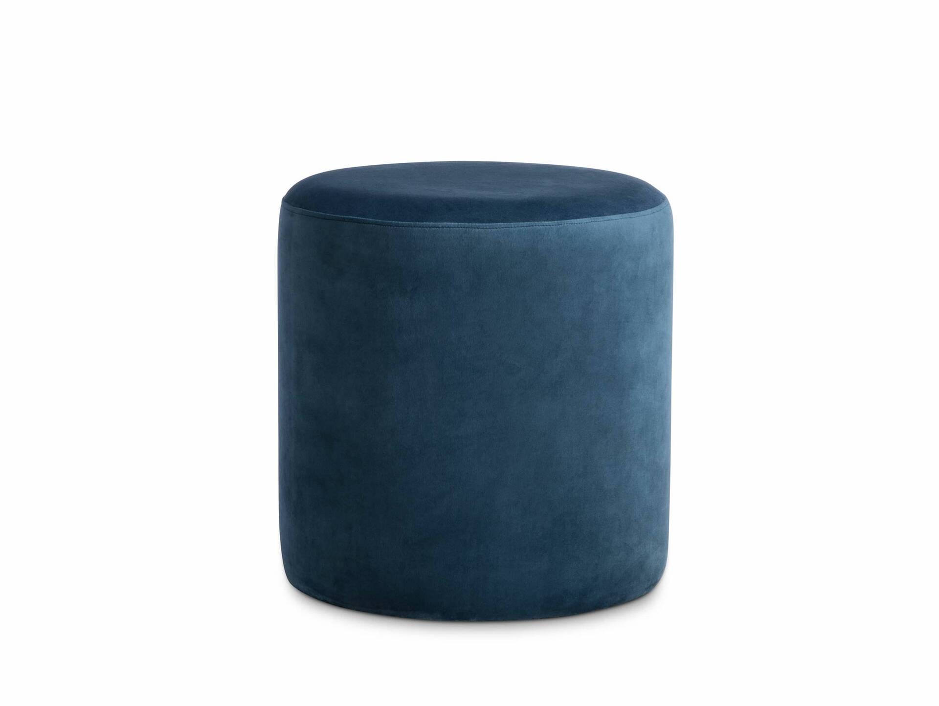 POUFI Hocker rund, Material Stoff, Bezug Samt 